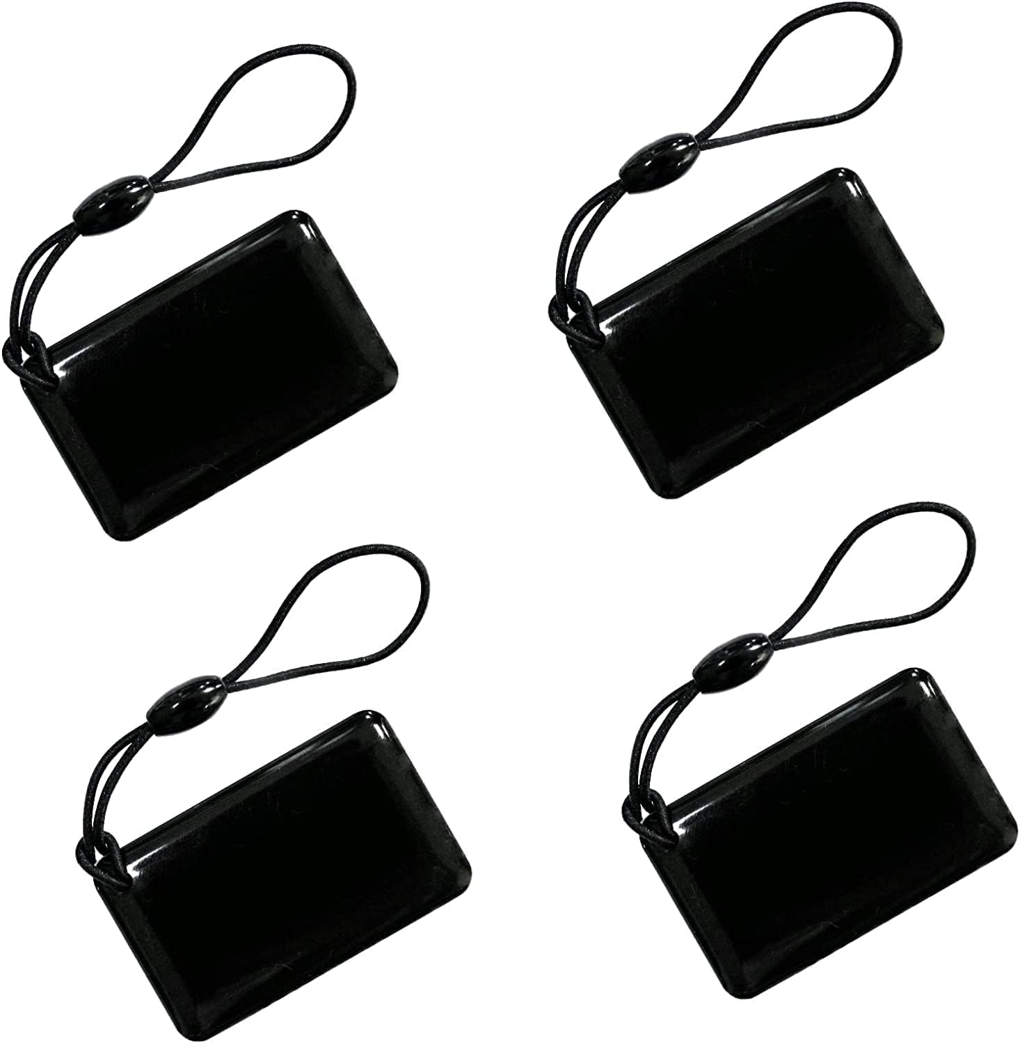 Sangzisally Ic Cards For Smart Door Lock, 13.56Mhz Rfid Key Fobs For Smart Fingerprint Door Lock, 4 Pcs Smart Ic Cards For Ttlock Smart Locks, Keyless Entry Smart Cards For Door Lock, Black