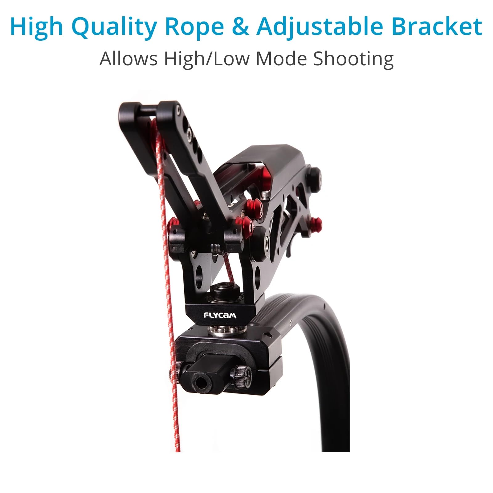 Flycam Flowline Placid Two-Axis Spring Arm Flowline Camera Supports. Payload Up To 5Kg/11Lb To 20Kg/44Lb. Interchangeable Tension Springs. For Cameras, Rigs, And Gimbals (Flcm-Fln-Pla)