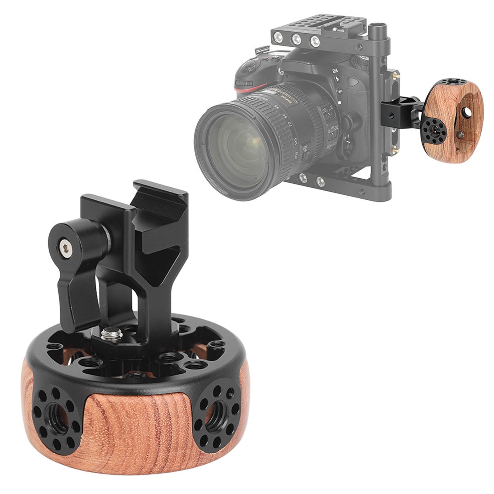 Anggrek Camera Stabilizer Rig Handle, Quick Release Rail Rod Clamp For Slr Camera Cage