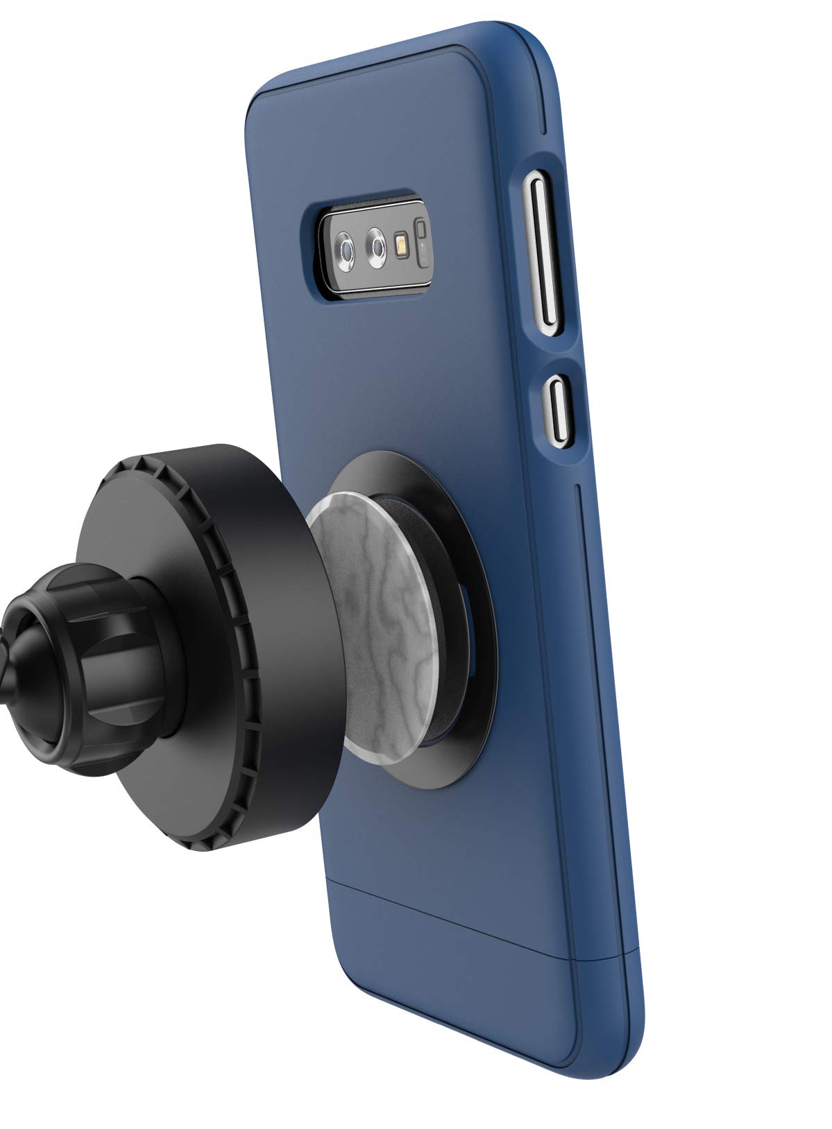 Encased Lollilockit Magnetic Grip Car Mount For Pop Phone Holder, Dash/Window Socket Attachment By Lollilocket (Patent Pending)