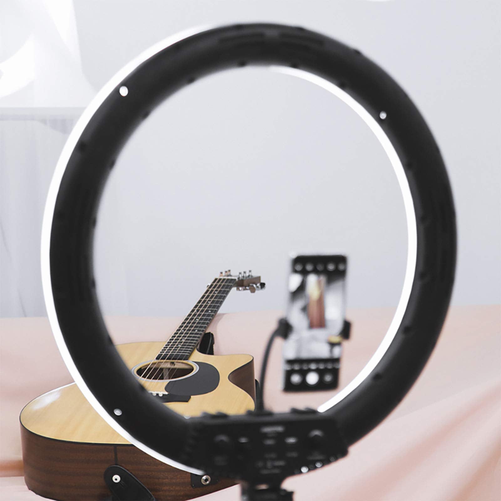 Ambitful Ring Light Rl-480 18In Ring Light Lamp 60Ws 30006000K 480 Beads Led With 180Cm Light Stand,Carrying Bag For Live Streaming/Slr Camera/Phone Video Shooting (2Pcs)