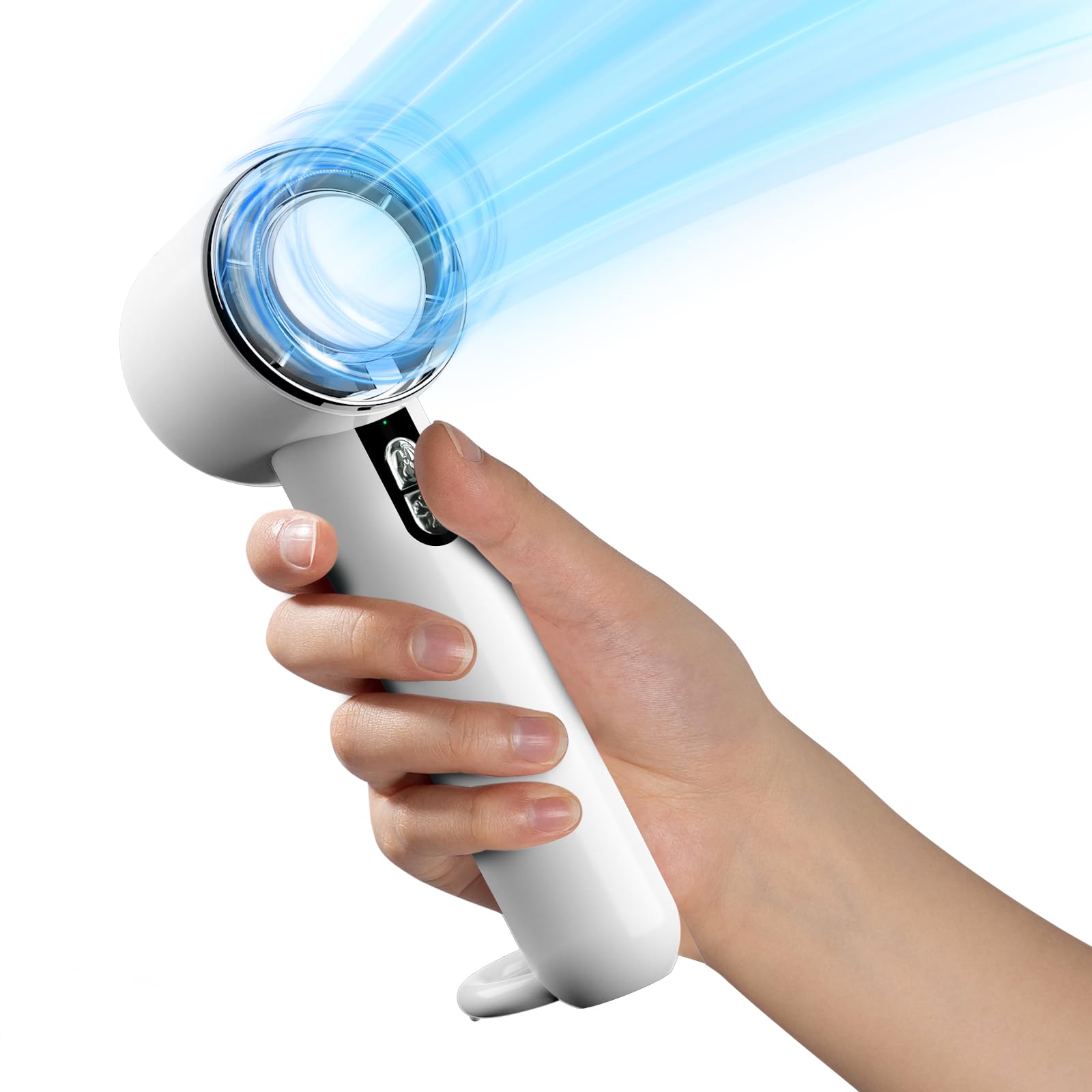 Handheld Cooling Fan, 5 Speeds Portable Air Conditioner Fans, Rechargeable Mini Fan With Usb - Koospark