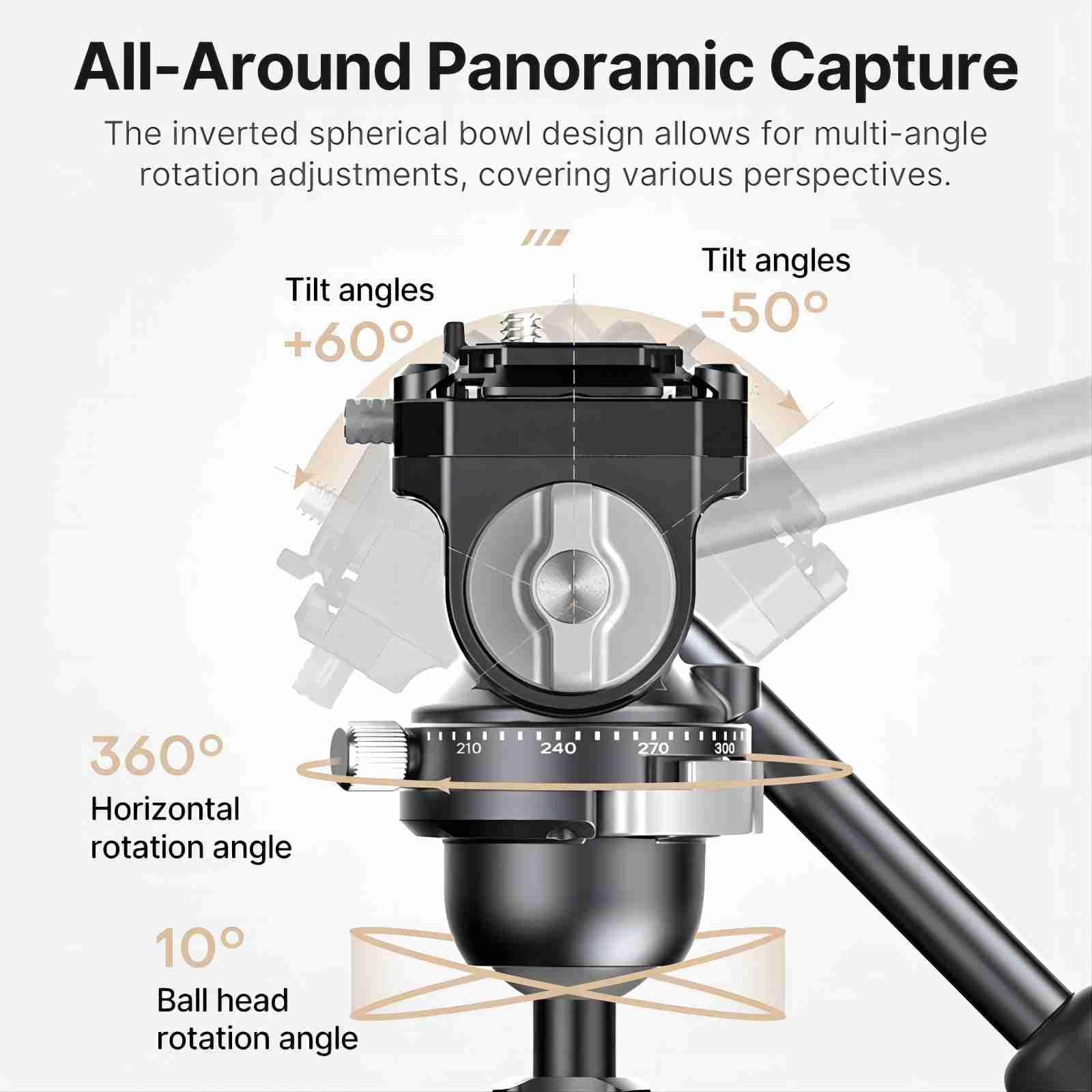 Ulanzi Tt09 Carbon Fiber Travel Video Tripod, 56" Lightweight Camera Tripod With F38 Quick Release 1/4" Screw & Video Head, For Most Cameras/Dslr/Projector, Weight 3.3Lbs, Maxload 44Lbs