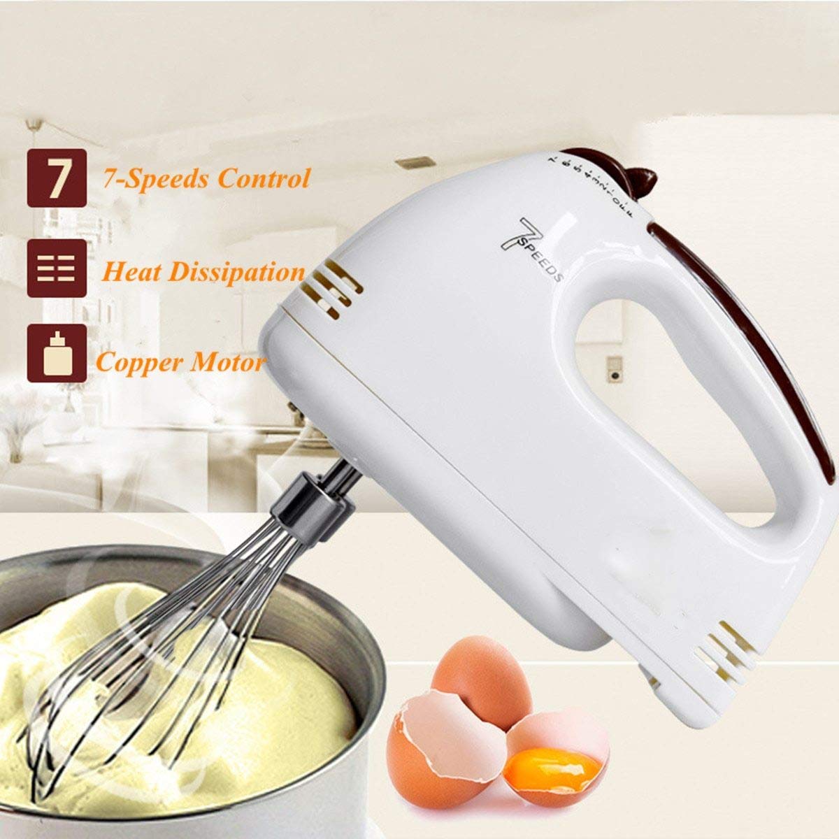 Kitchenhomezone Electric Kitchen Immersion Hand Mixers Blenders Multifunction Handheld Food Processor