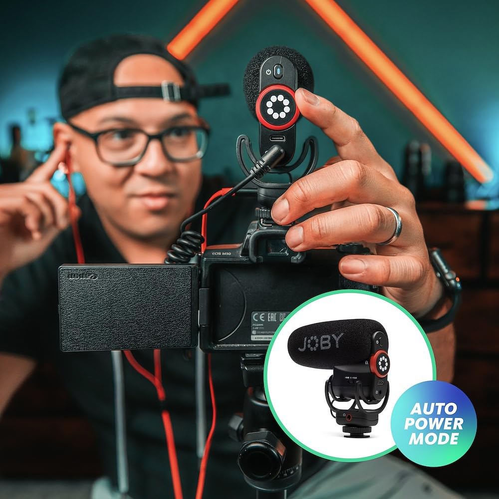 Manfrotto Be Advanced Live Twist, Travel Video Tripod In Aluminium With Twist Lock, Camera Tripod For Dslr, Mirrorless And Joby Wavo Plus, On-Camera Vlogging Microphone