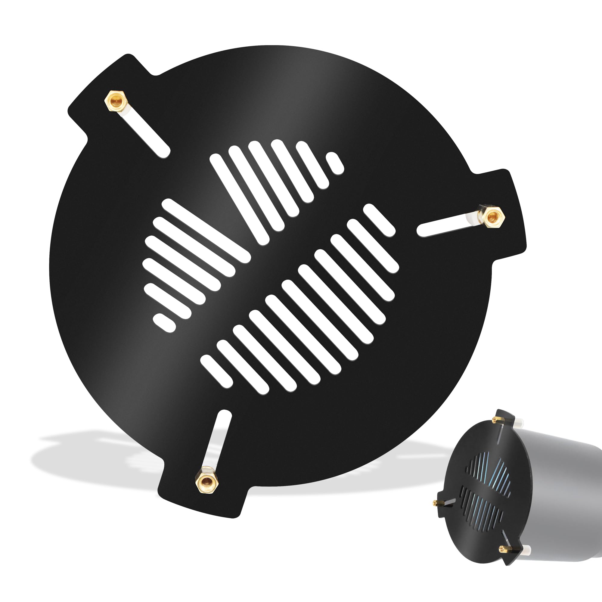 Astromania Bahtinov Mask Focusing Mask For Telescopes - Fm60Mm For A Tube Outer Diameter (Od) From 65Mm-100Mm - Can Be Mounted With The Brass Screws Inside Or Outside The Drawtube