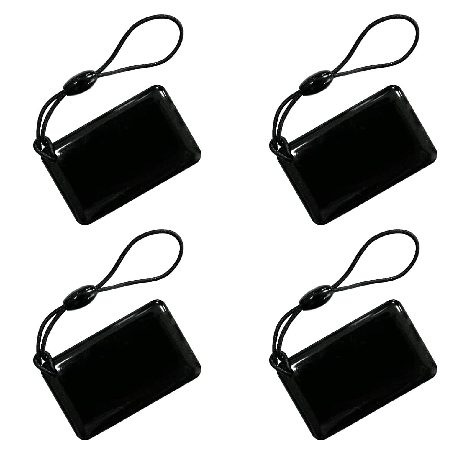 Hunnay Ic Cards For Smart Door Lock, 4 Pcs Smart Ic Cards For Ttlock Smart Locks, 13.56Mhz Rfid Key Fobs For Smart Deadbolt Door Lock, Black