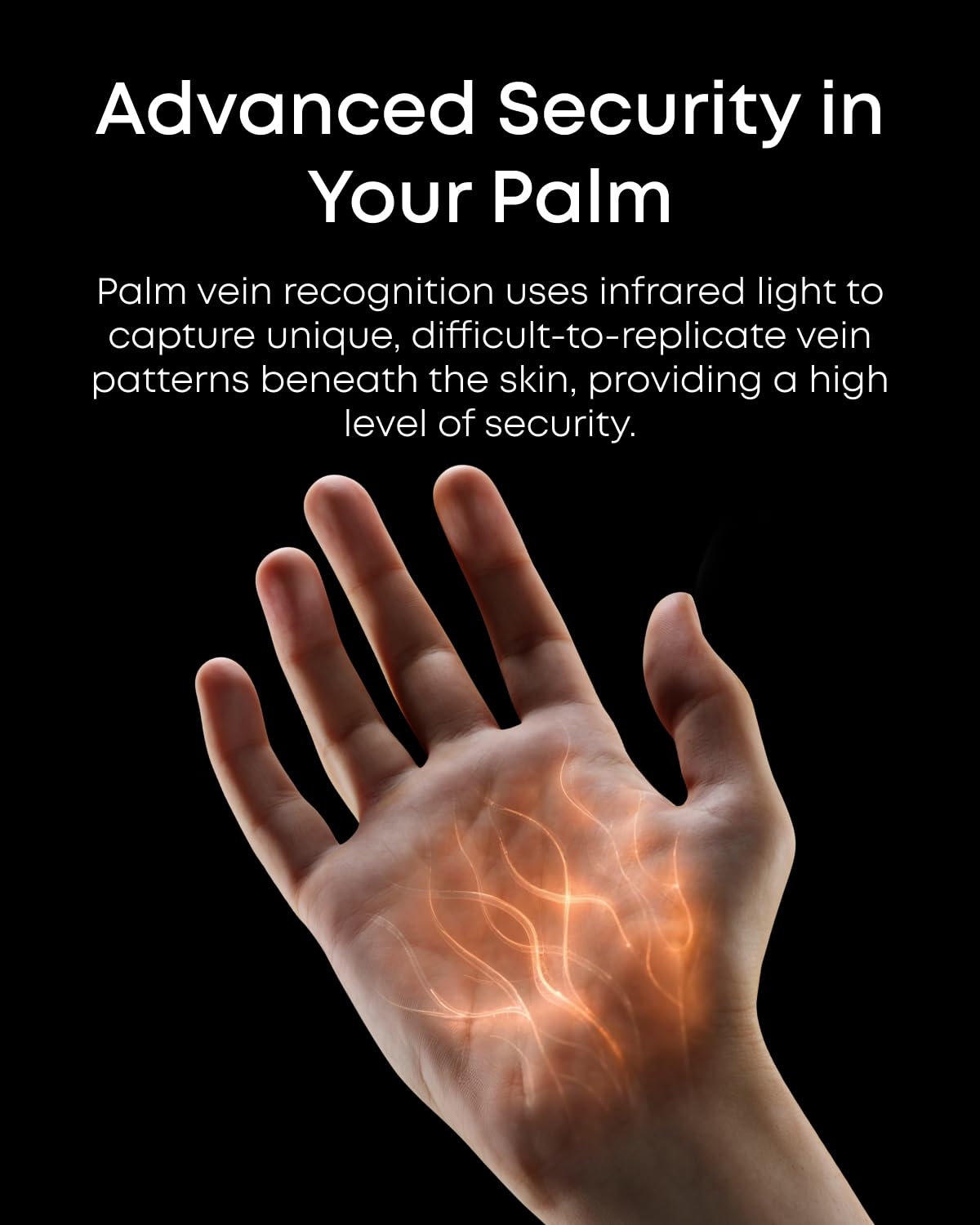 Eufy Security Eufy Familock S3, Palm Vein Recognition Wi-Fi Smart Lock, 3-In-1 Keyless Entry, Security Electronic Deadbolt For Front Door, Ansi/Bhma Grade 1, Auto Lock, Voice Control, Ip65 Waterproof