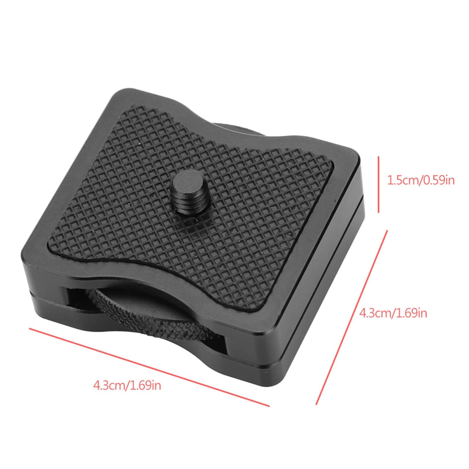Gowenic Camera Height Quick Riser Adapter, Aluminum Alloy Mount For Zhiyun Crane For S Stabilizer 1/4 Thread