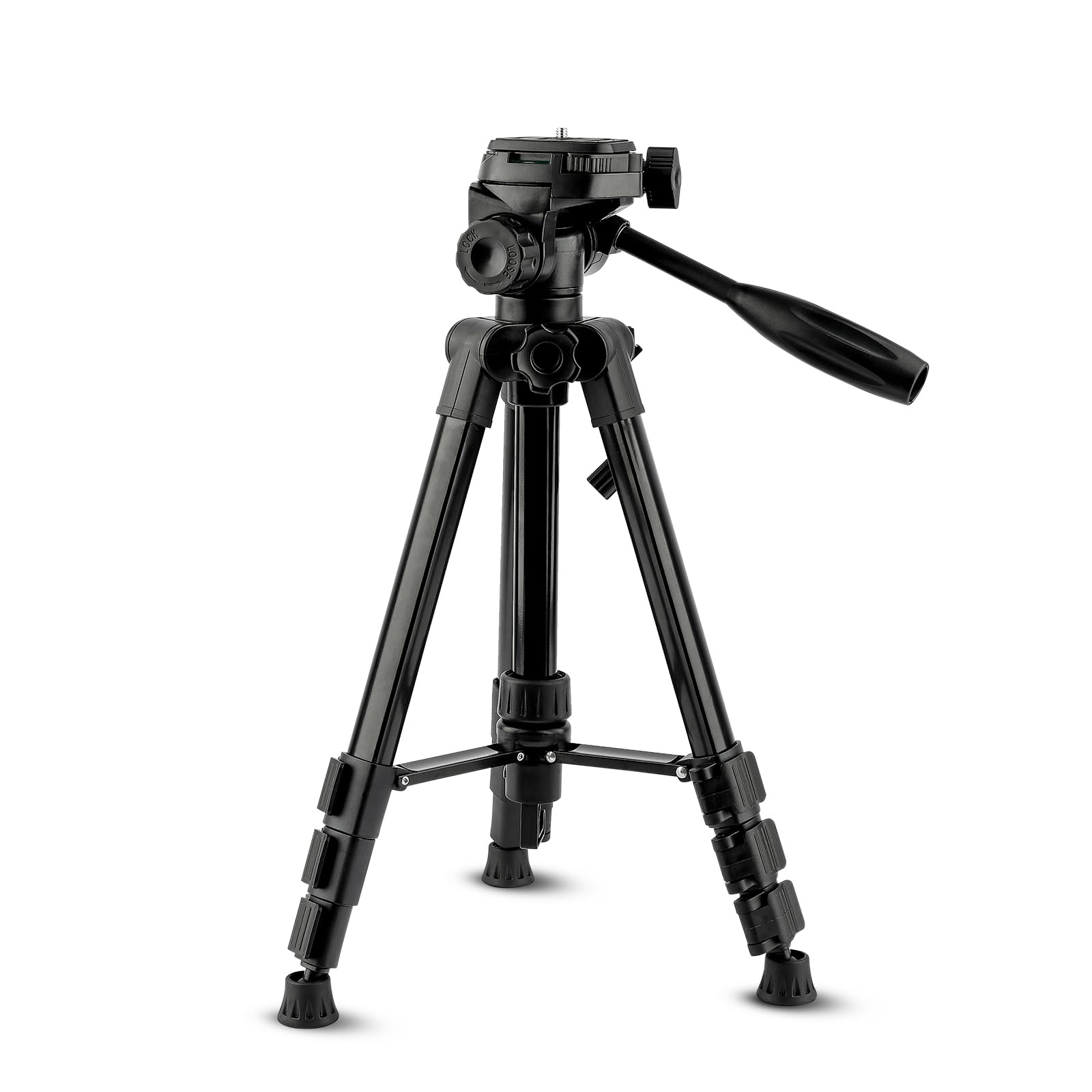 Vnw 47Inch Tripod With Bubble Level And Quick Release Plate,1/4"-20 Screw Mount - Compatible With Laser Level And Camera