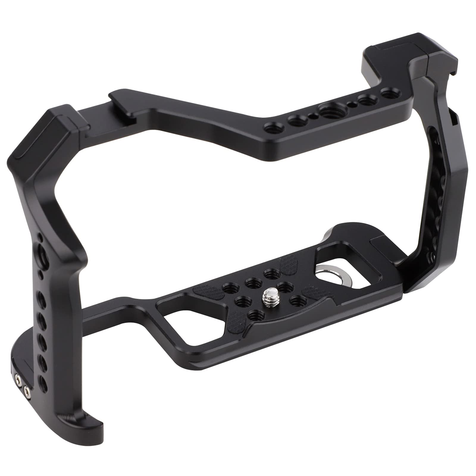 Akirood R5 R6 Cage,Camera Full Cage For Canon Eos R6 R5 Camera Rig Stabilizer With Dual Cold Shoe