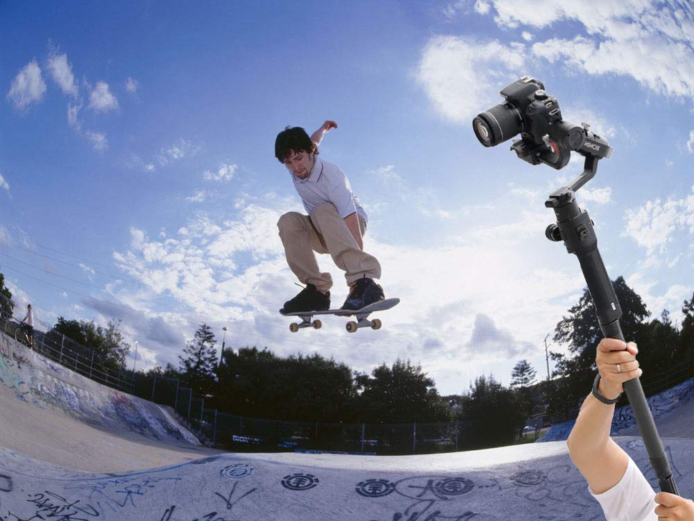 Atoptek Gimbal Extension Pole Carbon Fiber Rod Monopod Stick Lightweight 1/4'' 3/8'' Thread For Dji Ronin S/Sc, Osmo Mobile 3, Zhiyun Crane 2 V2, Moza Aircross, Feiyutech, Dslr Camera, Stabilizer