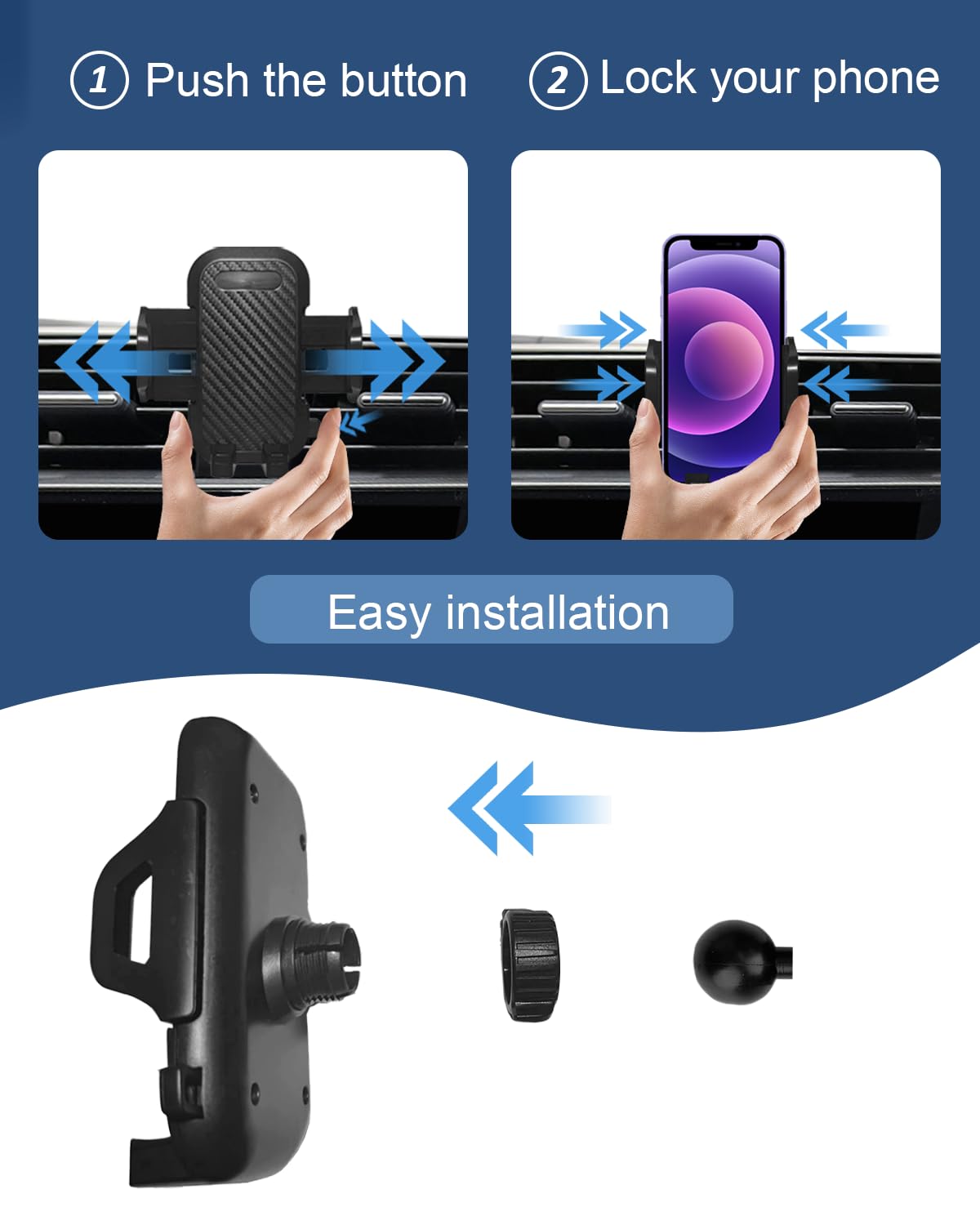 Oricarmes Mazda Cx-5 Phone Mount, Custom Fit 2017-Present, Compatible With All Cell Phones