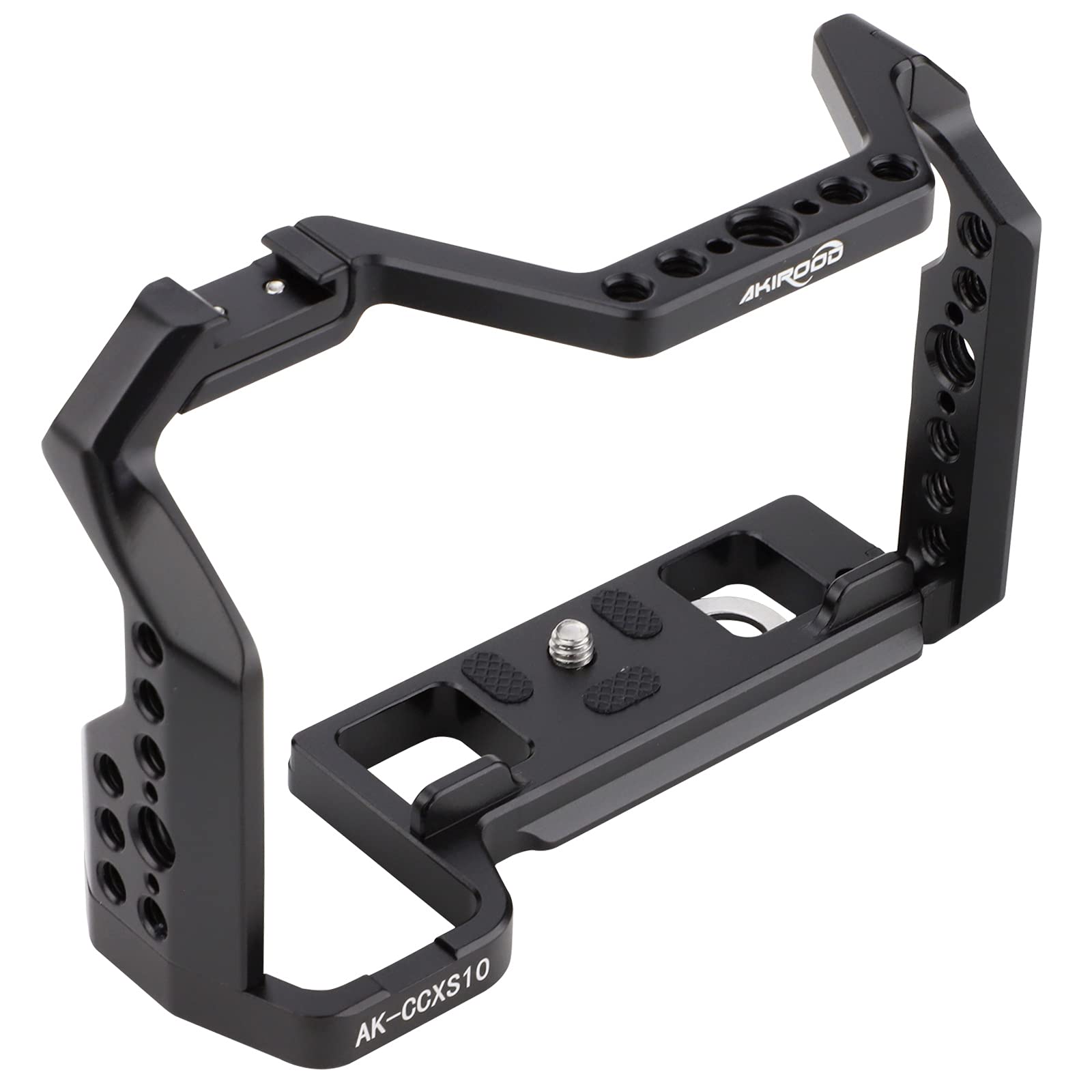 Akirood Camera Full Cage For Fujifilm X-S10 Camera Rig Stabilizer With Cold Shoe