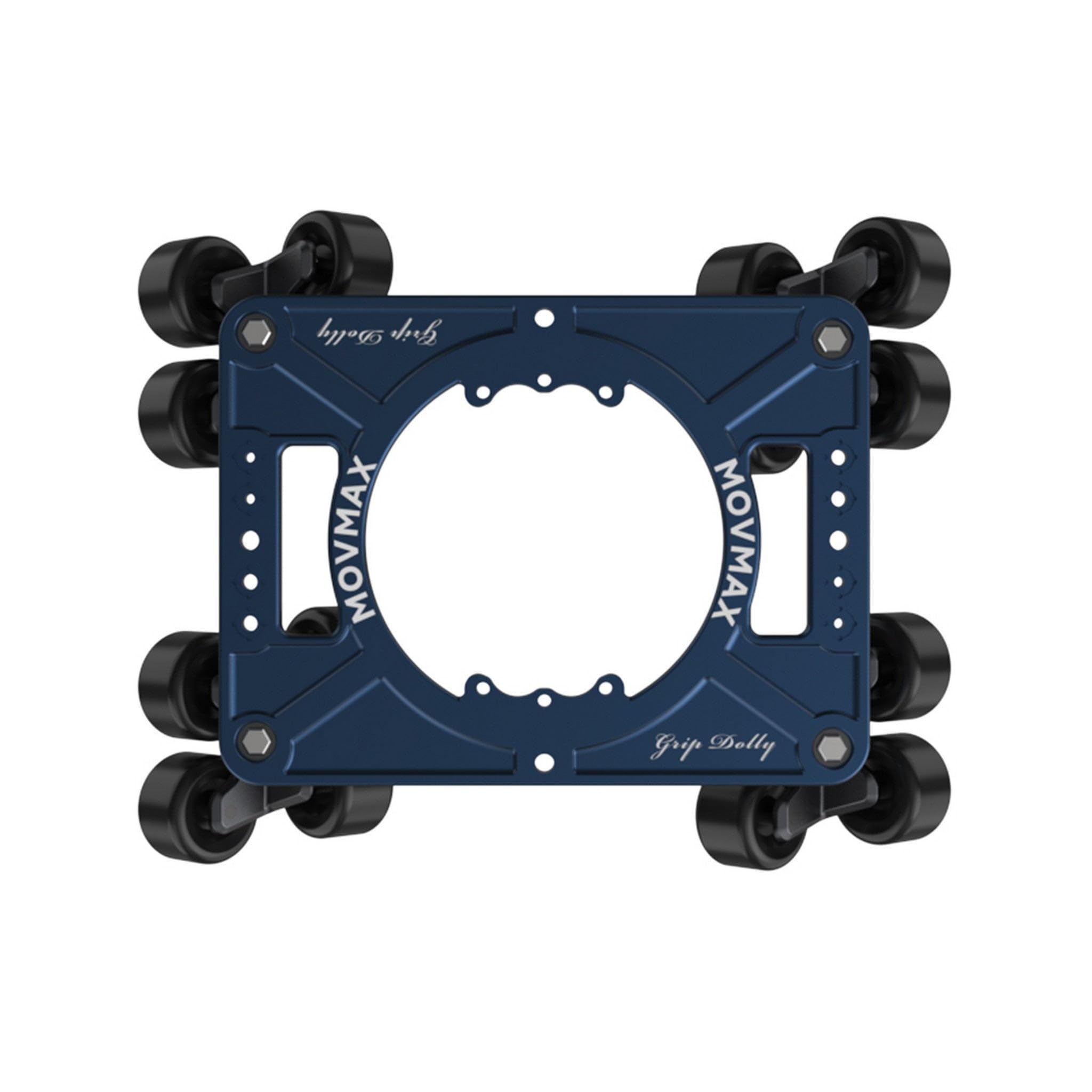 Movmax Professional Camera Dolly, Blue, Floor Mount, Supports Up To 198 Lbs, Compatible With Camera, Camcorder, Cellphone, Tablet