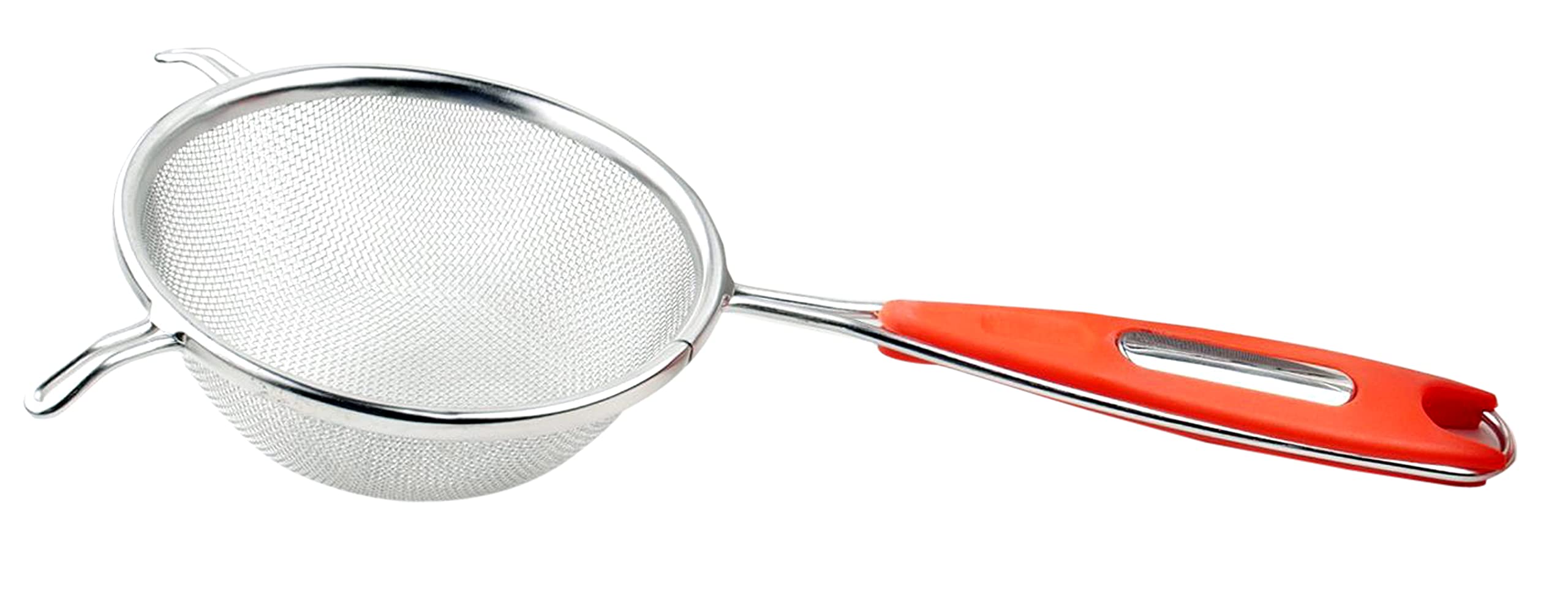 Kuber Industries Stainless Steel (15 Cm) Soup & Juice Strainer And Hand Blender Mixer Froth Whisker Latte Makerg(20Cm)(Silver) (Model: Hs_37_Kubmart020469)