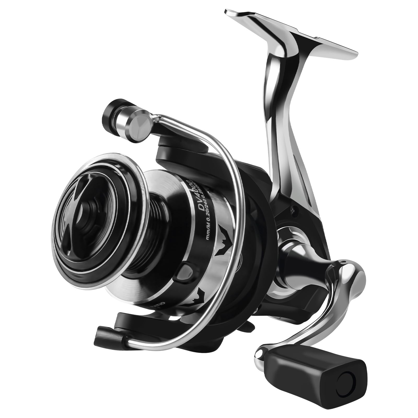 Haut Ton Fishing Reels,Fresh And Saltwater Ultralight Spinning Reel 12+1Bb,31Lbs Max Drag,5.2:1 Gear Ratio,Full Metal Ice Fishing Reel 1000,2000,3000,4000,5000,6000 Series