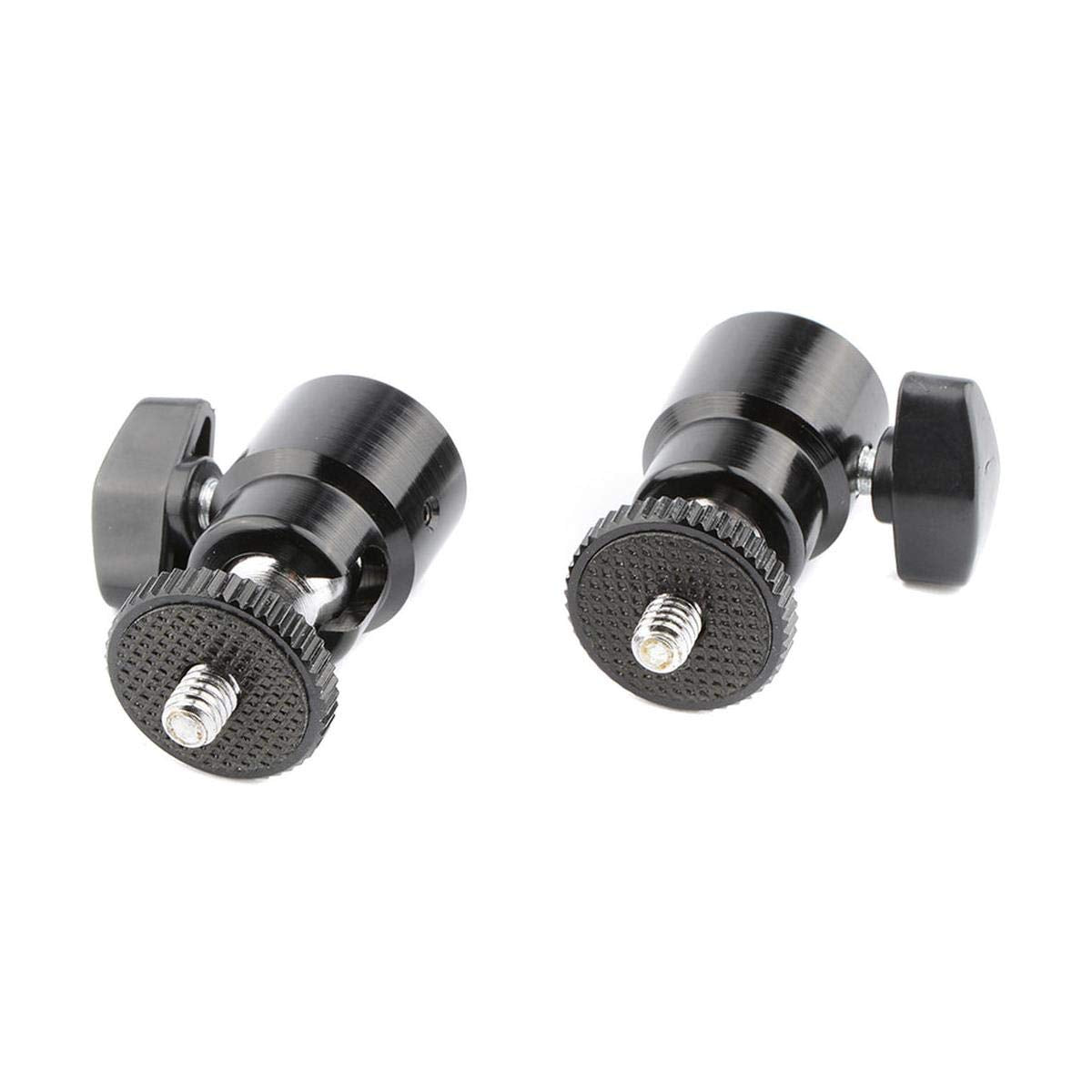 Camvate 360 Degree Swivel 1/4"-20 Mini Ball Head For Dslr Cameras Tripods Monopods Light Stand (2 Pieses) - 1817