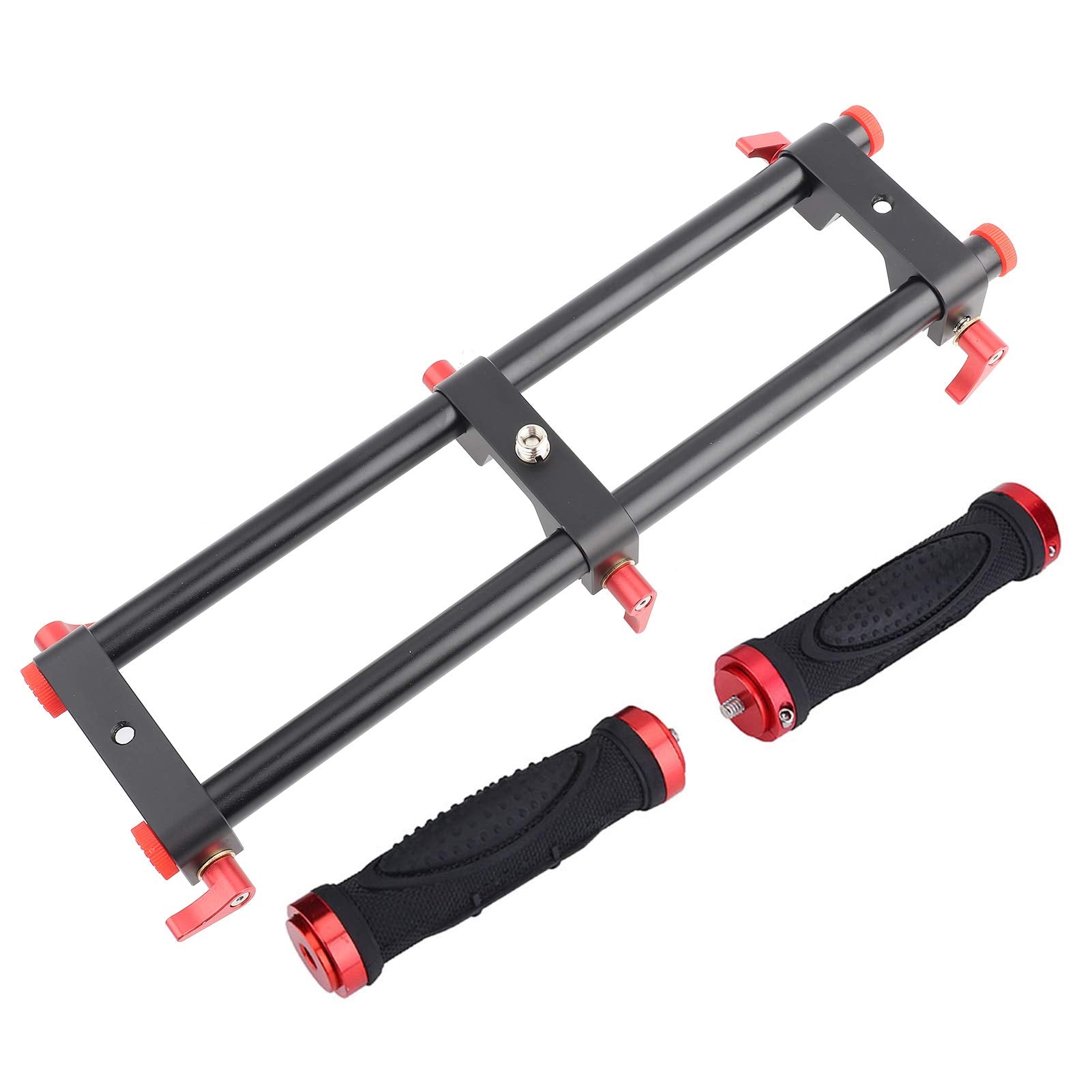 Fydun Dual Handle Grip Professional Handle Camera Stabilizers Camera Dual Grip Extender Handle Gimbal Stabilizer Rig Accessory With 1/4 And 3/8 Screw Hole