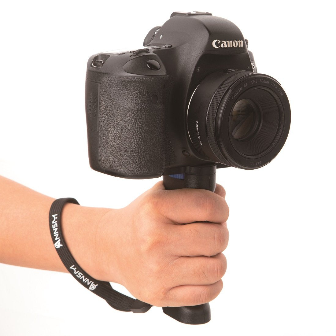 Annsm Camera Handheld Grip Handle Stabilizer With 1/4” Screw For Dslr Slr Cameras Canon Panasonic Sony Nikon Pentax And Iphone Samsung Smart Phone Gopro Hero Etc