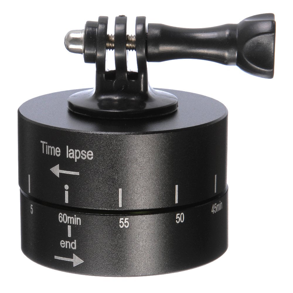 Fotga 360° 60 Minutes Rotating Tripod Time Lapse Stabilizer With Adapter 1/4" Screw For Action Camera Gopro Dslr Slr Camera Digital Camera Smartphone