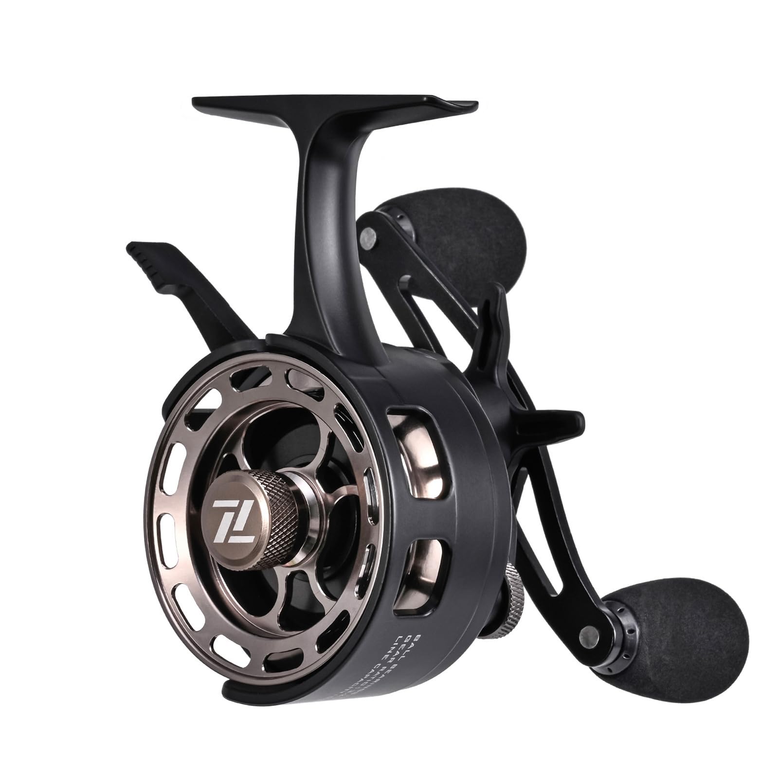 Karlak Ice Fishing Reels 3.2:1 Gear Ratio Ultra Smooth 3+1 Ball Bearings Fishing Reel