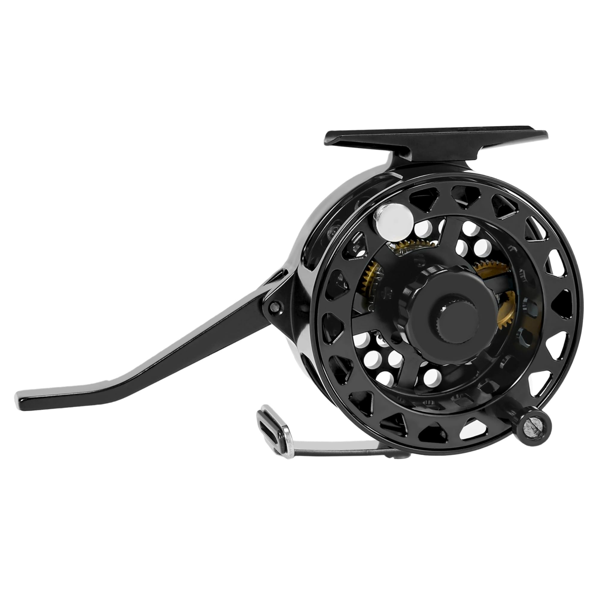 Bigchub Semi-Automatic Fly Reel With Adjustable Drag Quick Spool Removal Made Of Cnc Machined Aluminum For Freshwater Lake River Trout Fly Fishing