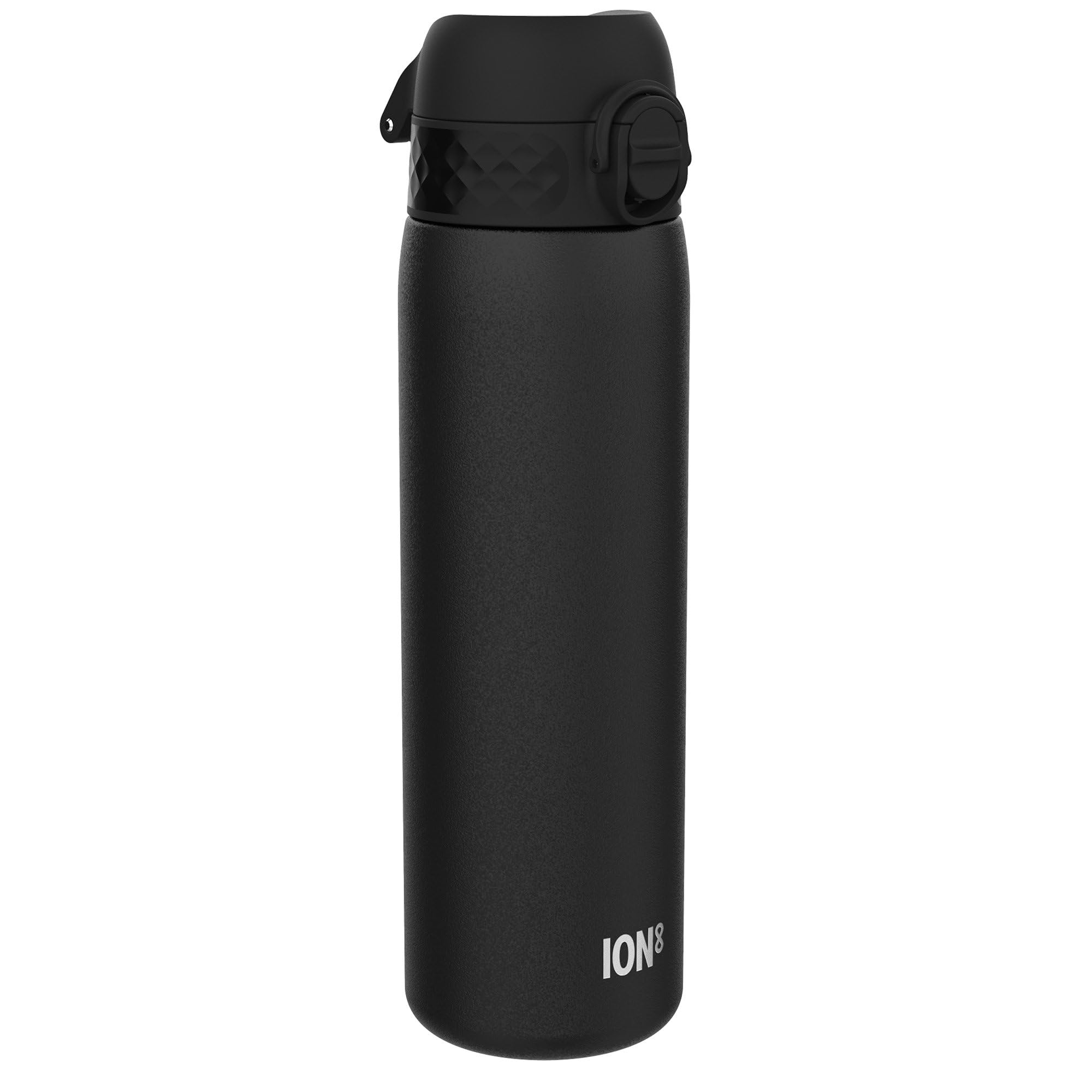 Ion8 Steel Water Bottle, 600 Ml/20 Oz, Leak Proof, Easy To Open, Secure Lock, Dishwasher Safe