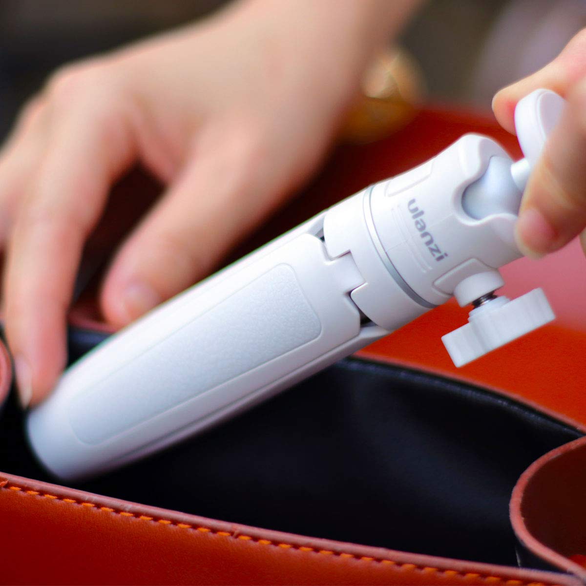 Yiliwit Mt-08 White Mini Tripod For Camera, 1/4" Screw Universal Portable Camera Tripod For Iphone/Sony/Canon/Nikon/Fujifilm/Action Cam, Extendable Handheld Table Mount, Video Shooting Vlog Table Stand