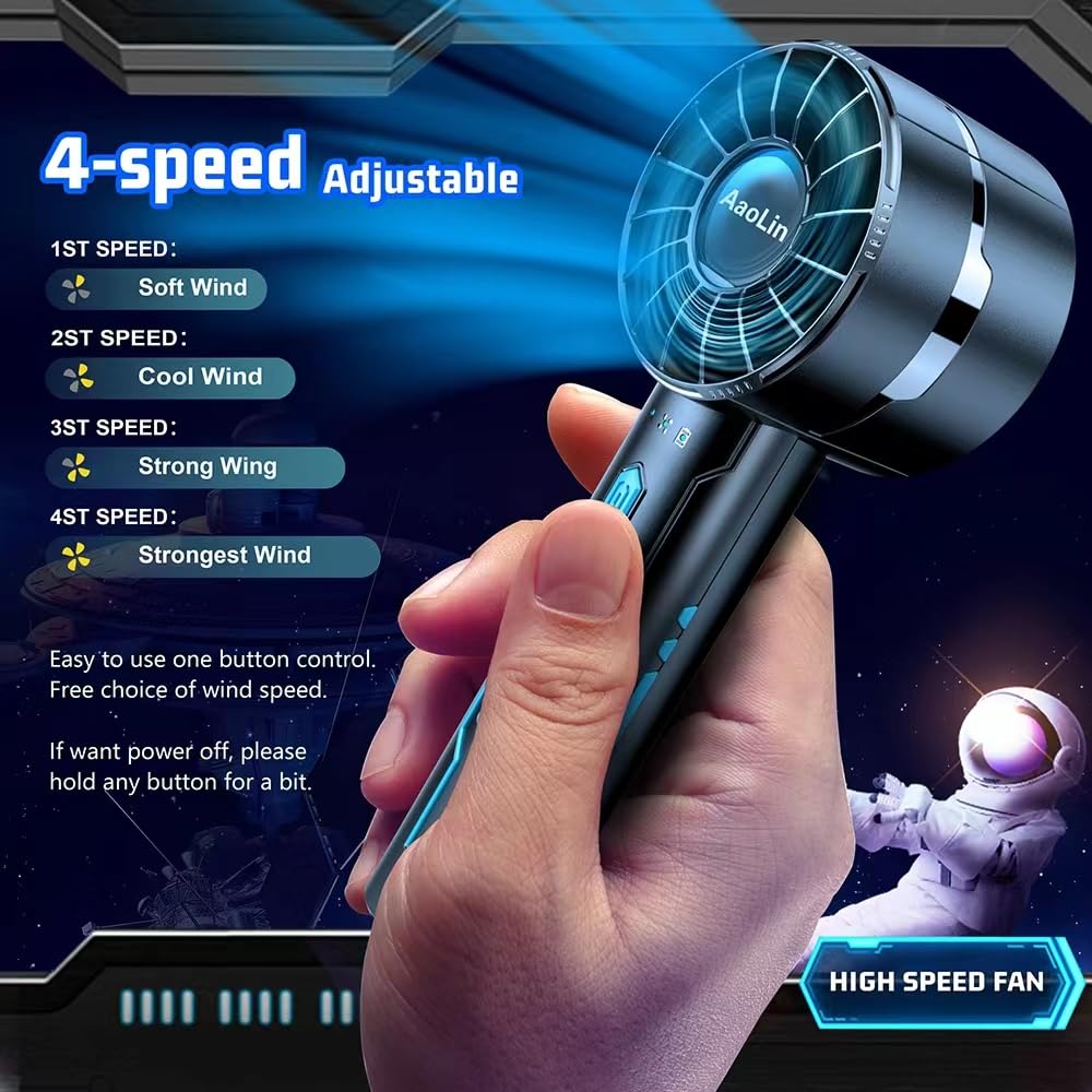 USB rechargeable high-speed turbo fans for cooling in hot weather, ideal for personal use
