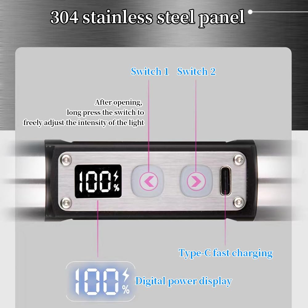 Yzyoe Six Leds Rechargeable Gemstone Flashlight Jade Appraisal Light, Super Bright Jewelry Diamond Detector Lamp.