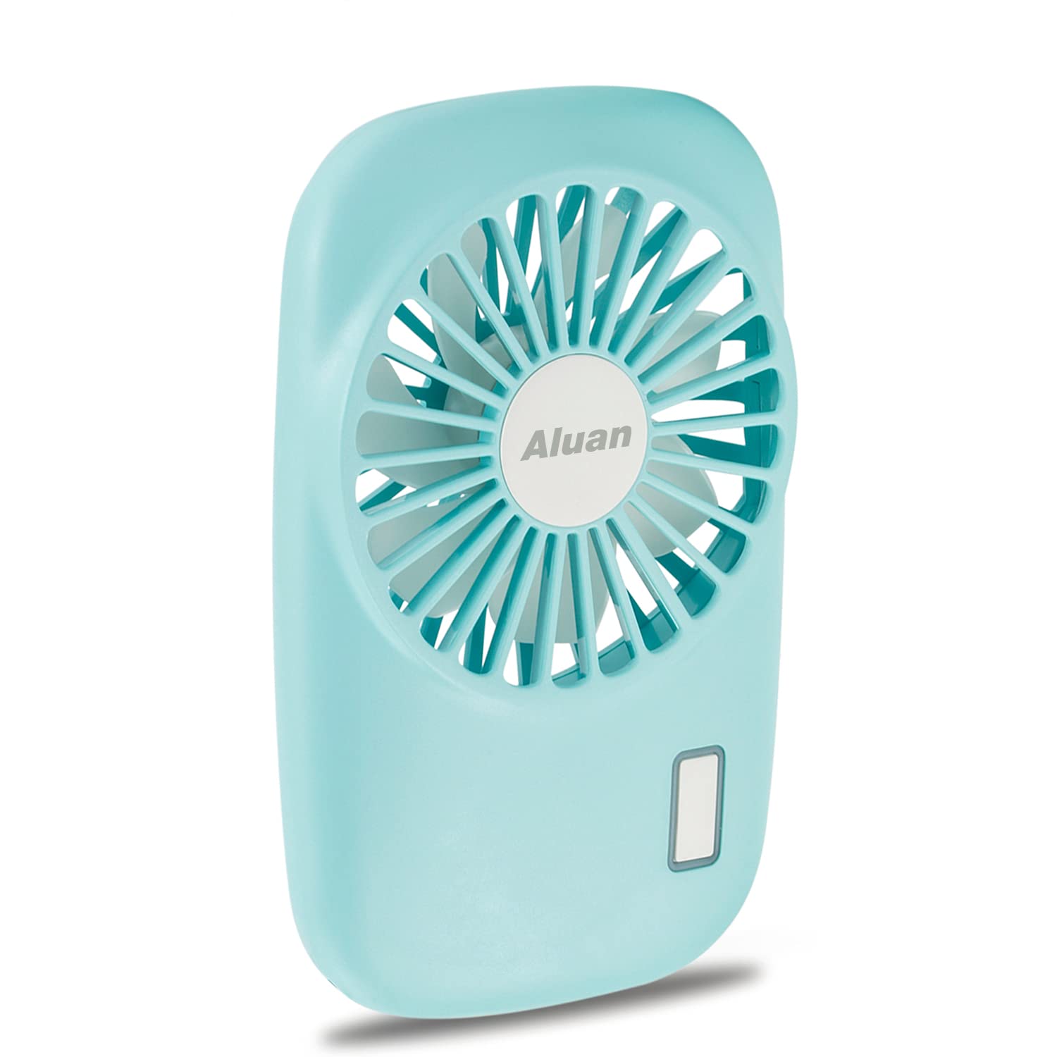 Aluan handheld mini fan with adjustable speed, rechargeable via USB, perfect for personal cooling and eyelash care Koospark