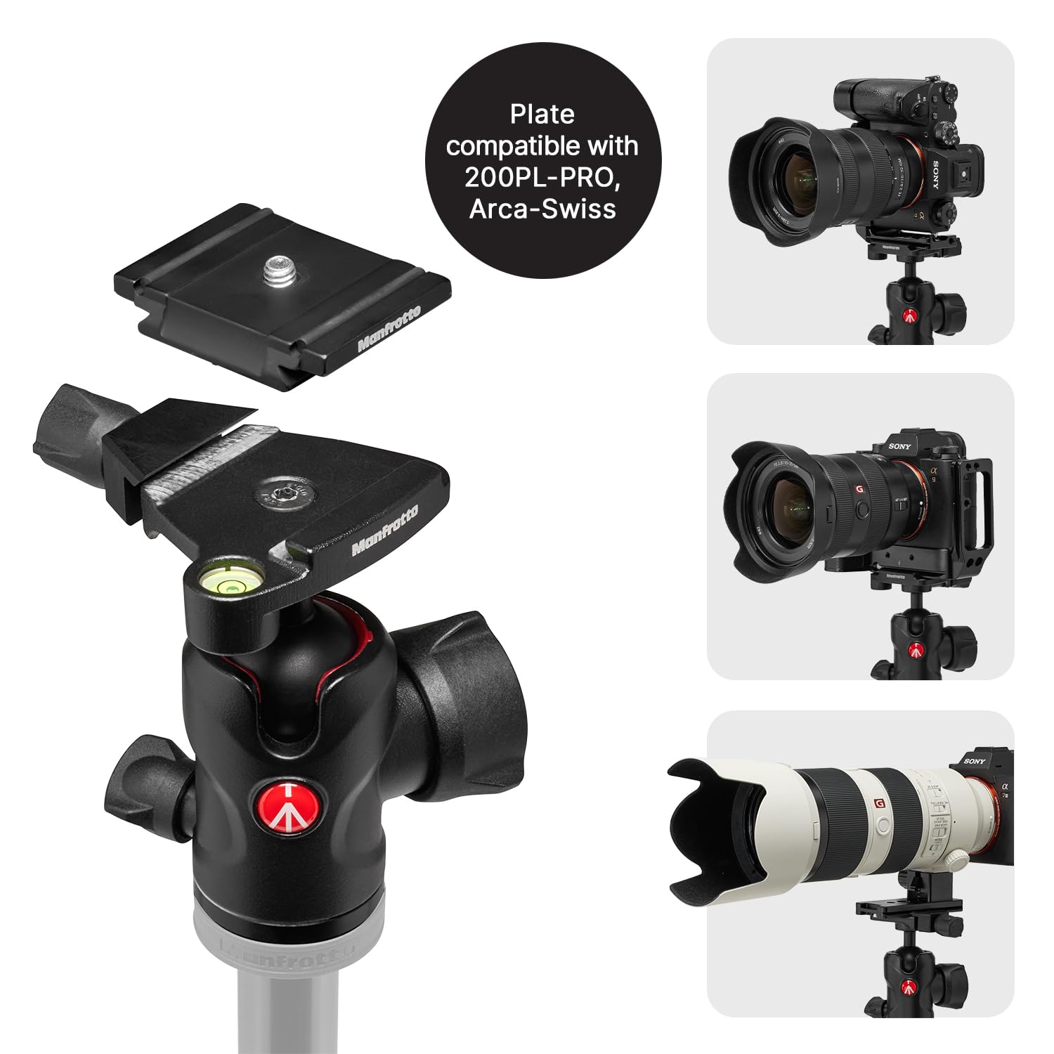 Manfrotto Be Advanced As, Camera Tripod, Lever Lock,Compatible With Arca-Swiss, Portable And Compact, Aluminum, Travel Tripod Kit, Ball Head, For Dslr, Mirrorless, Camera Accessories