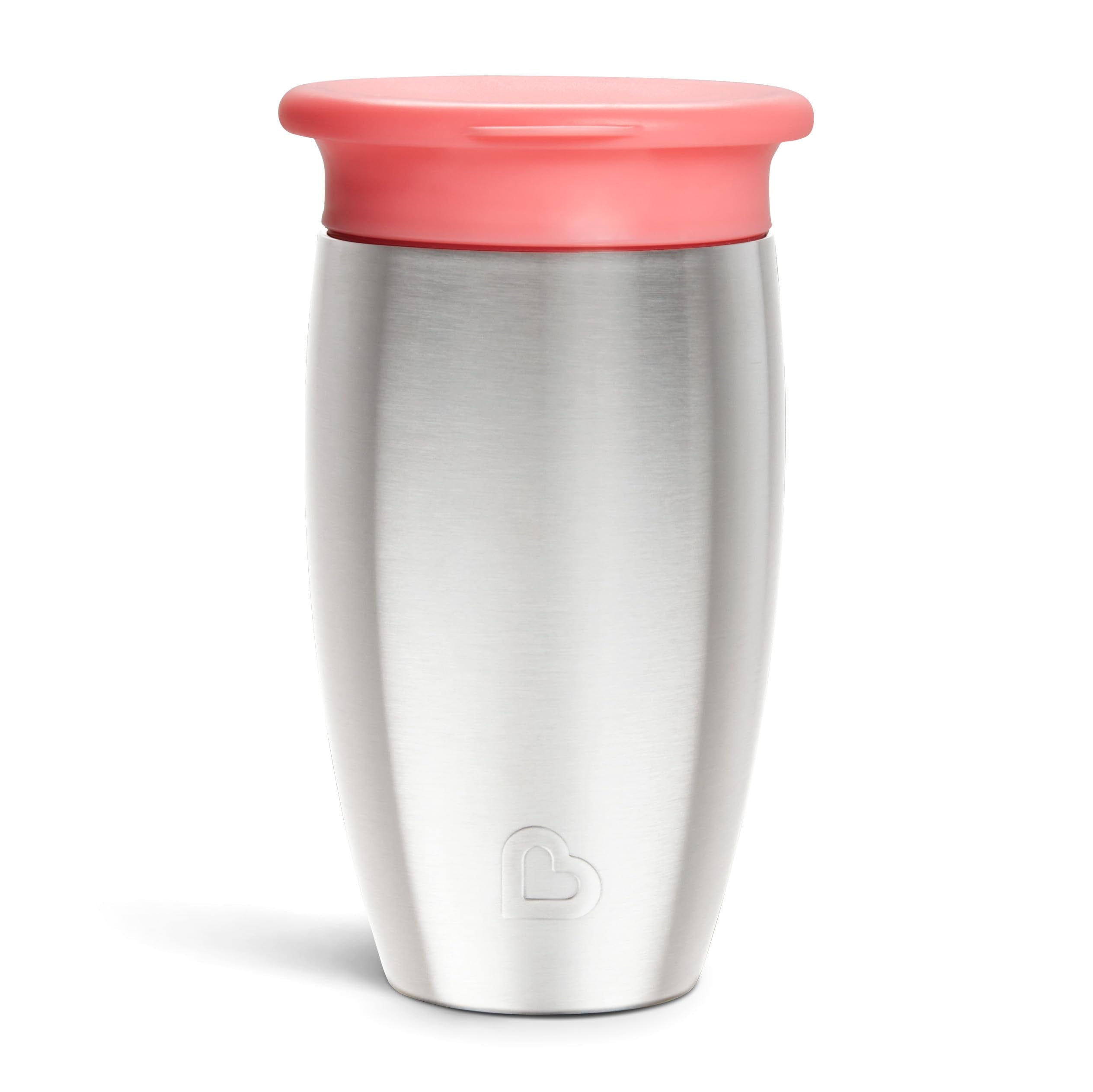 Munchkin Stainless Steel Sippy Cups For Toddlers 1-3, Spill Proof Miracle 360 Cup, Insulated