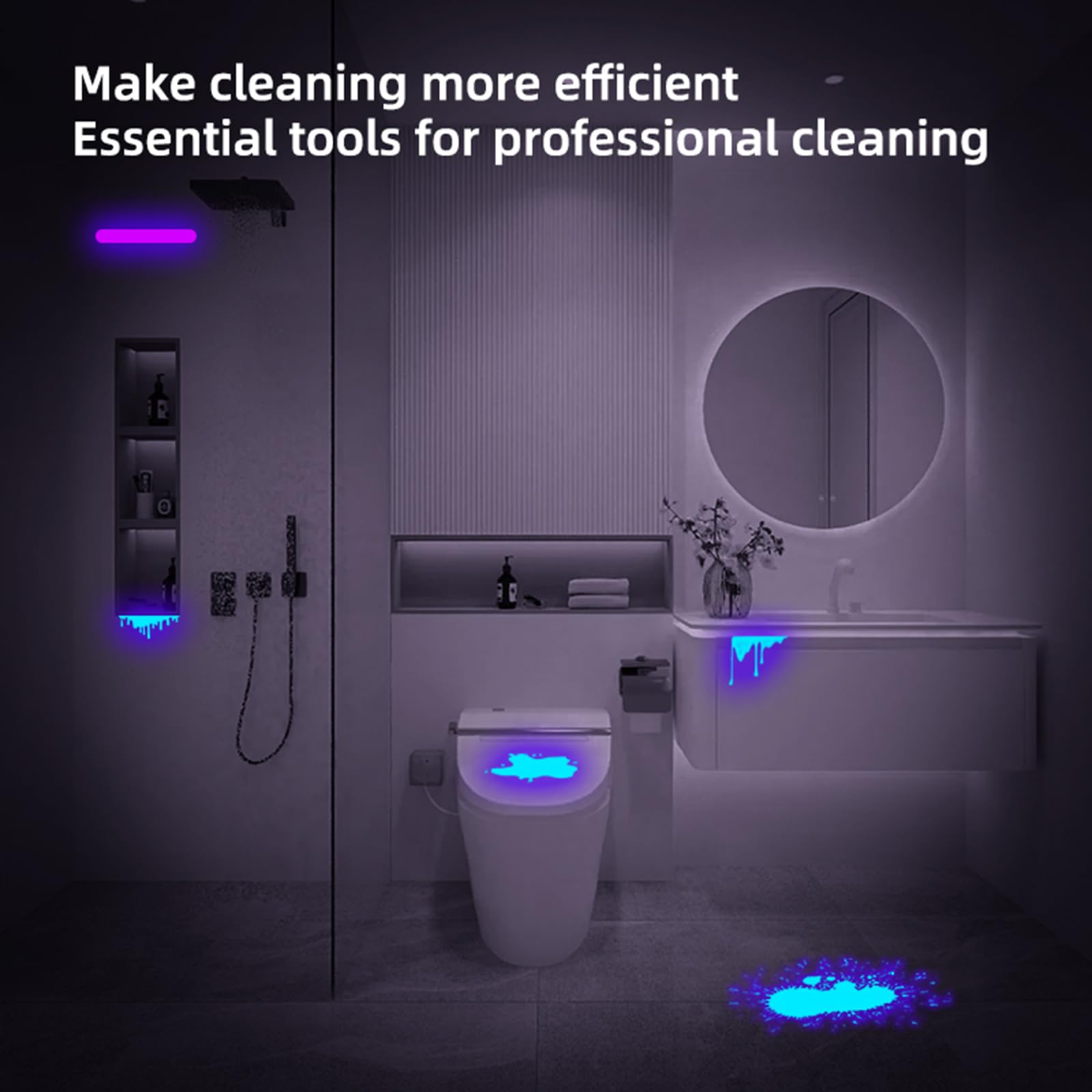 Hilngav 4 Pack Flashlight Uv Black Light 365 Nm 395 Nm, Mini Usb C Led Rechargeable Torch For Pet Dog Urine, Resin Curing, Fluorescent Agent, Stains Detection