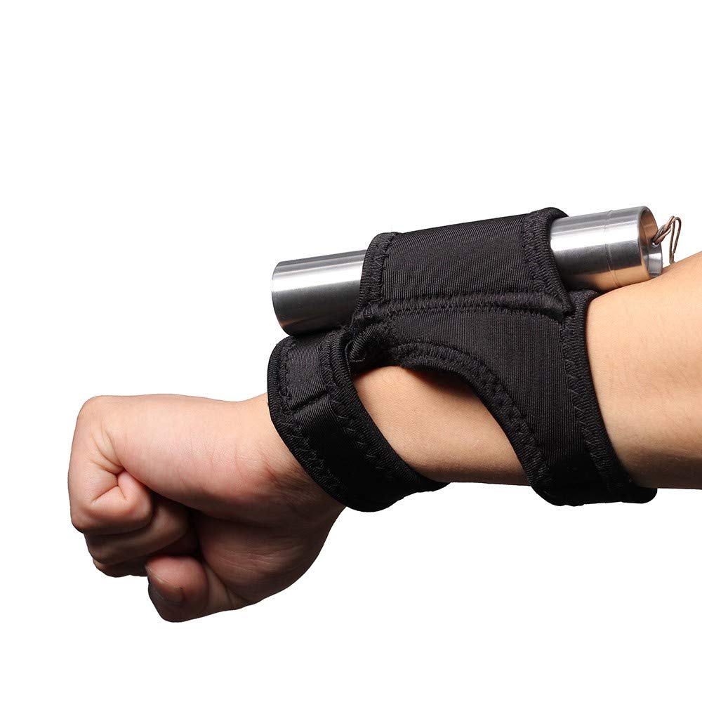 Dongker Us Dongker Utility Wrist Flashlight Holster,Compact Diving Torch Arm Mount Holder Adjustable For 25-30Mm Flashlight Hunting Underwater