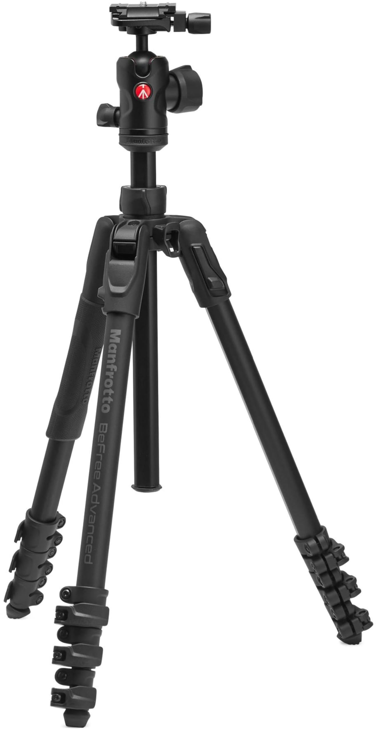 Manfrotto Be Advanced As, Camera Tripod, Lever Lock,Compatible With Arca-Swiss, Portable And Compact, Aluminum, Travel Tripod Kit, Ball Head, For Dslr, Mirrorless, Camera Accessories