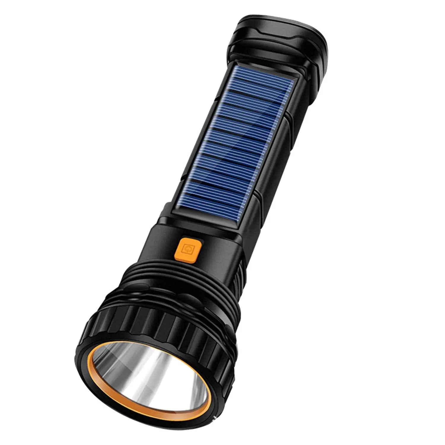 Solar Rechargeable Multi Function 1000 Lumens LED Flashlight, with Emergency Strobe Light - Koospark