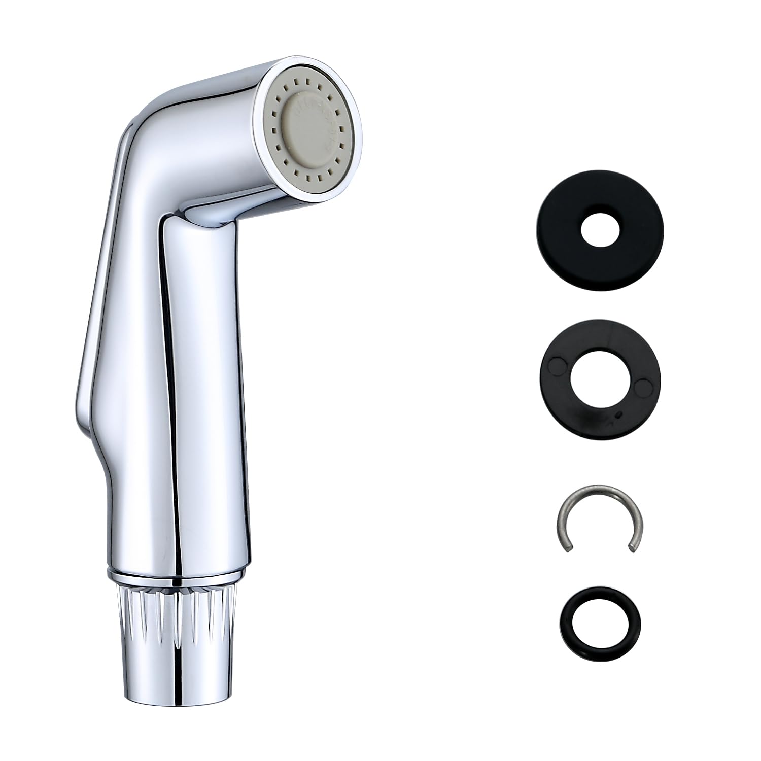 Timewill Kitchen Sink Side Sprayer Head Replacement Universal Fit Sink Spray Attachment, Kitchen Sink Faucet Replacement Parts, Chrome Finish