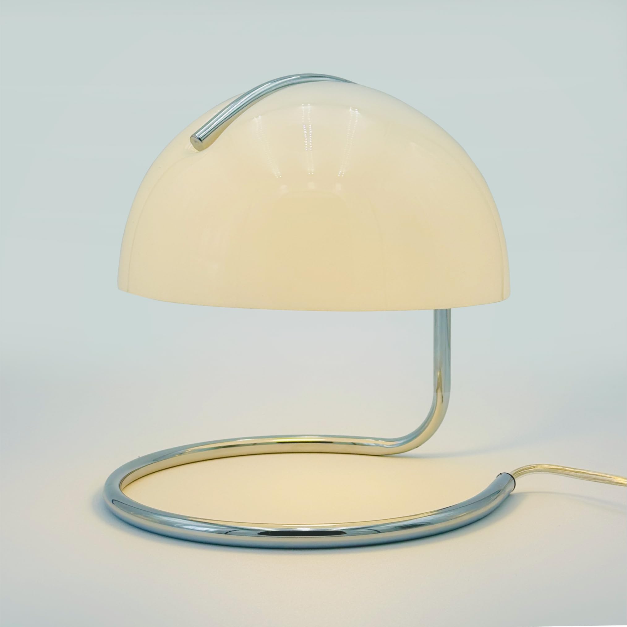 Lotus Atelier Bauhaus Light | Retro Mushroom Table Lamp For Room Aesthetic Modern Lighting For Bedroom | Mid Century Modern | Cool Retro Living Room Decor & Bedroom Decor