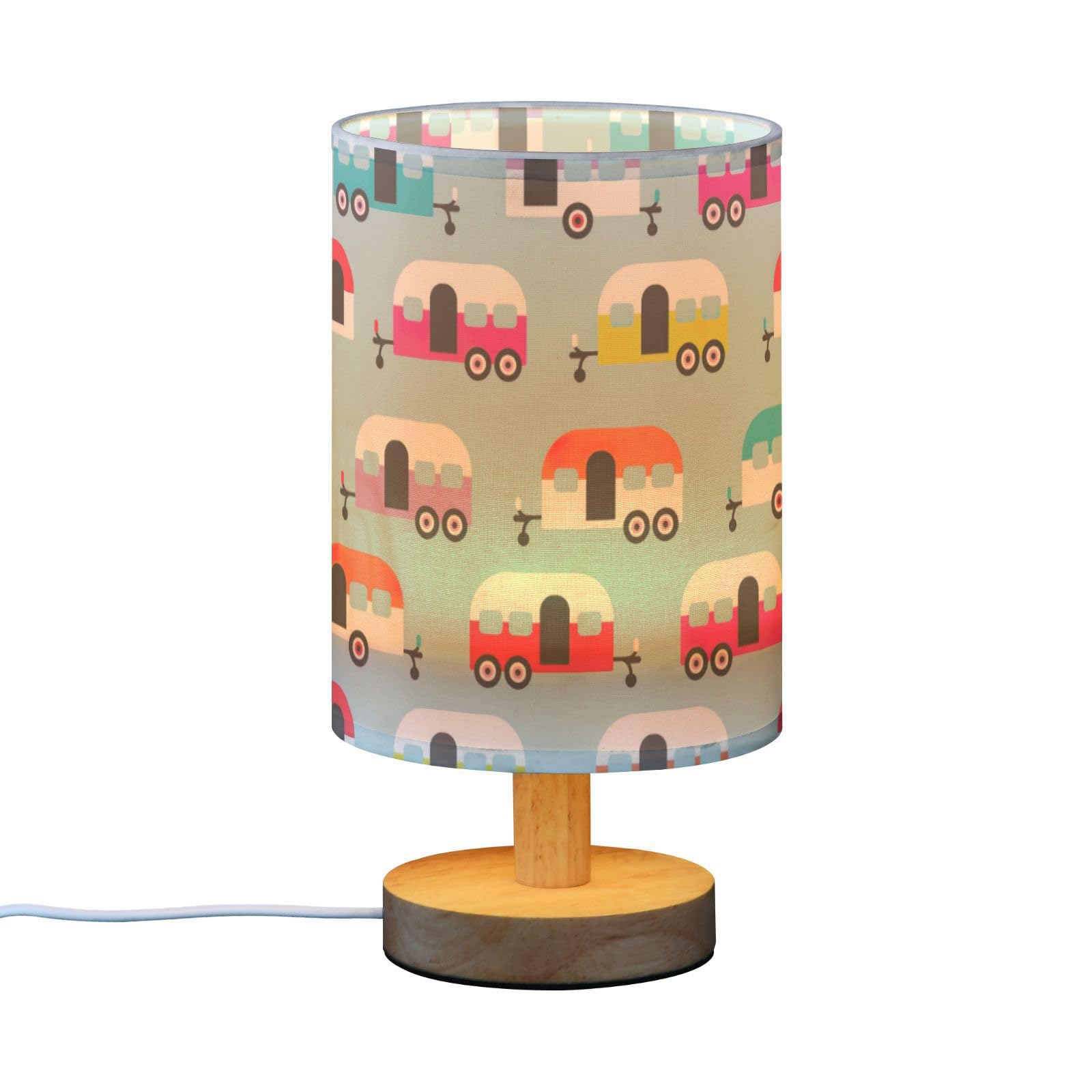 Frodotgv Led Table Lamp Night Stand Lamp For Small Spaces Colorful Camper Caravan Retro Night Lights For Boys Classroom