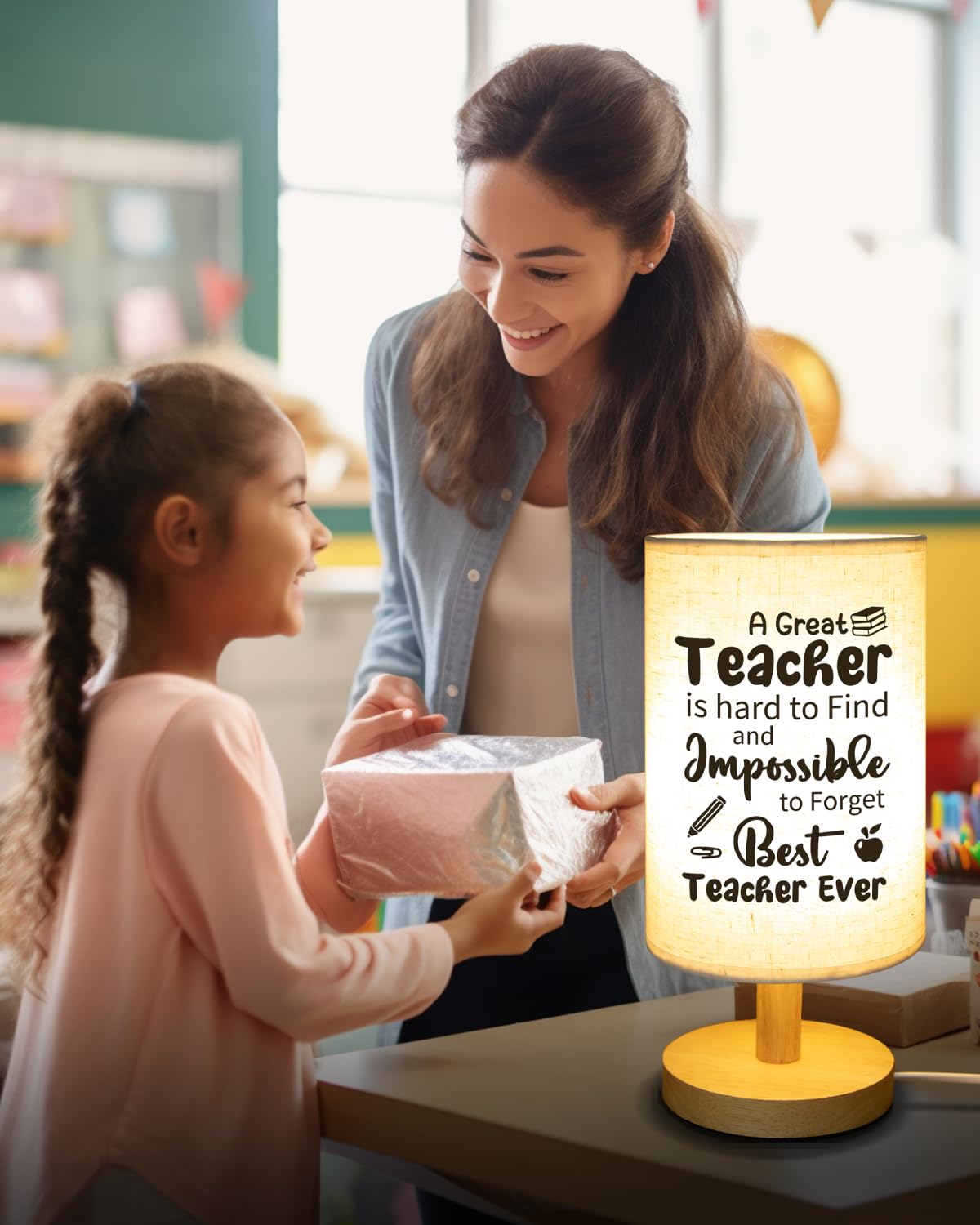 Souhoney Teacher Appreciation , Teacher Birthday , Unique For Teacher, Teacher Lamp For Home Decoration, Teacher Christmas