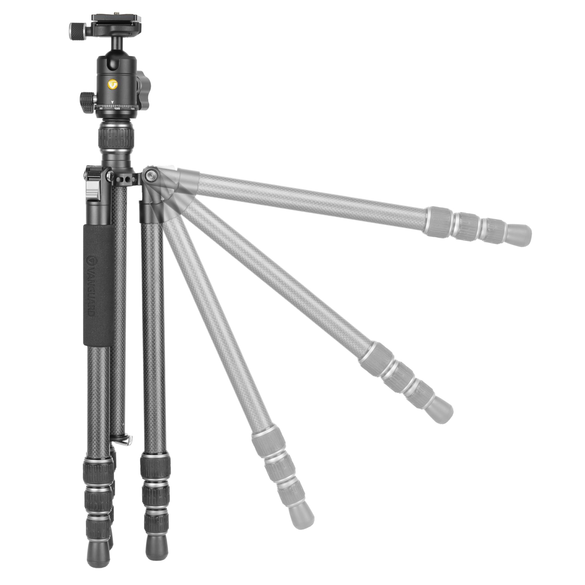 Vanguard Vesta Go 234Cb Carbon Fiber Travel Tripod With Veo Bh-50 Ball Head
