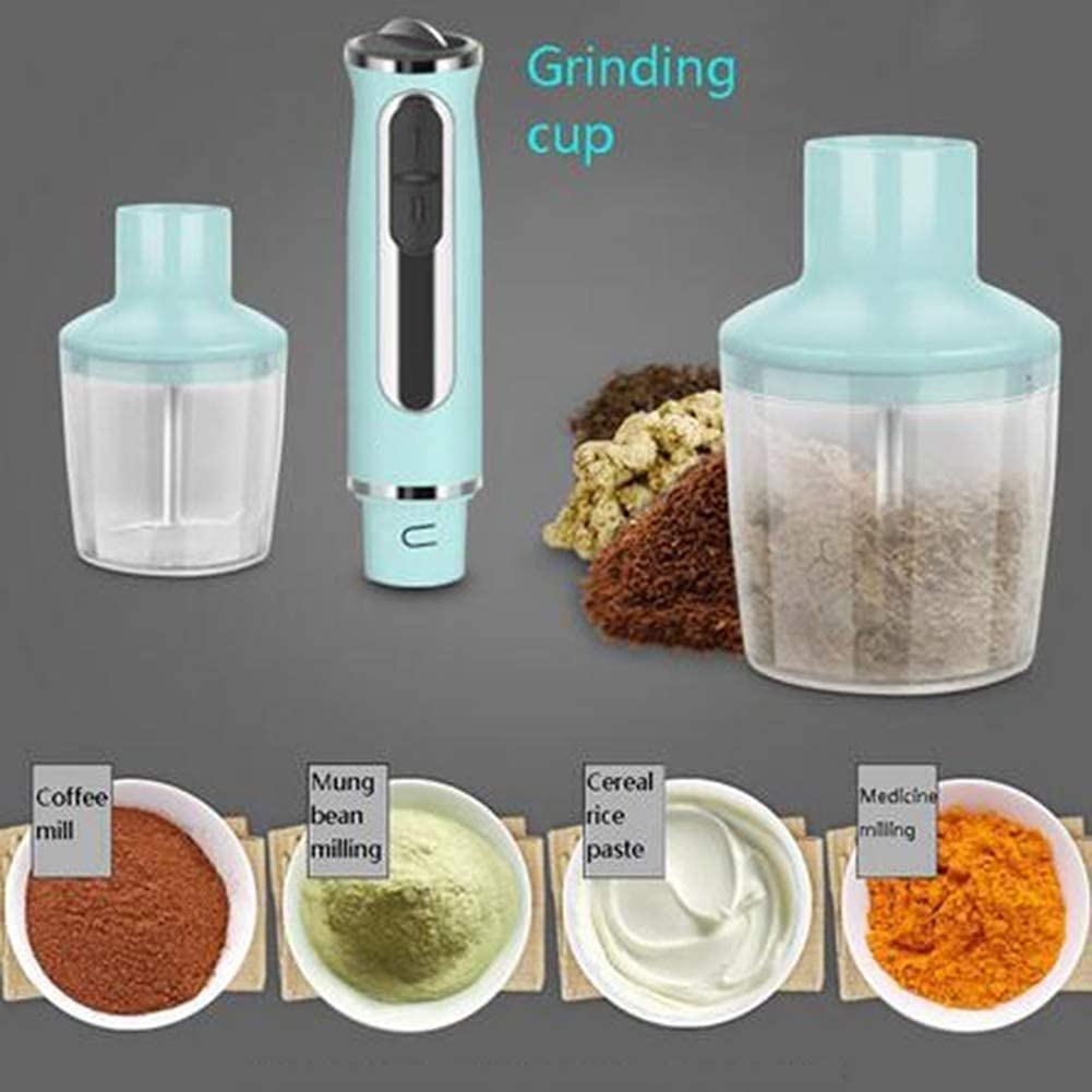 Zhykll 600W 4-In-1 Immersion Hand Blender, Titanium Plated, Speed Multifunctional Ultra-Stick, Turbo Mode, Bpa- Egg Whisk/Milk Frother Detachable