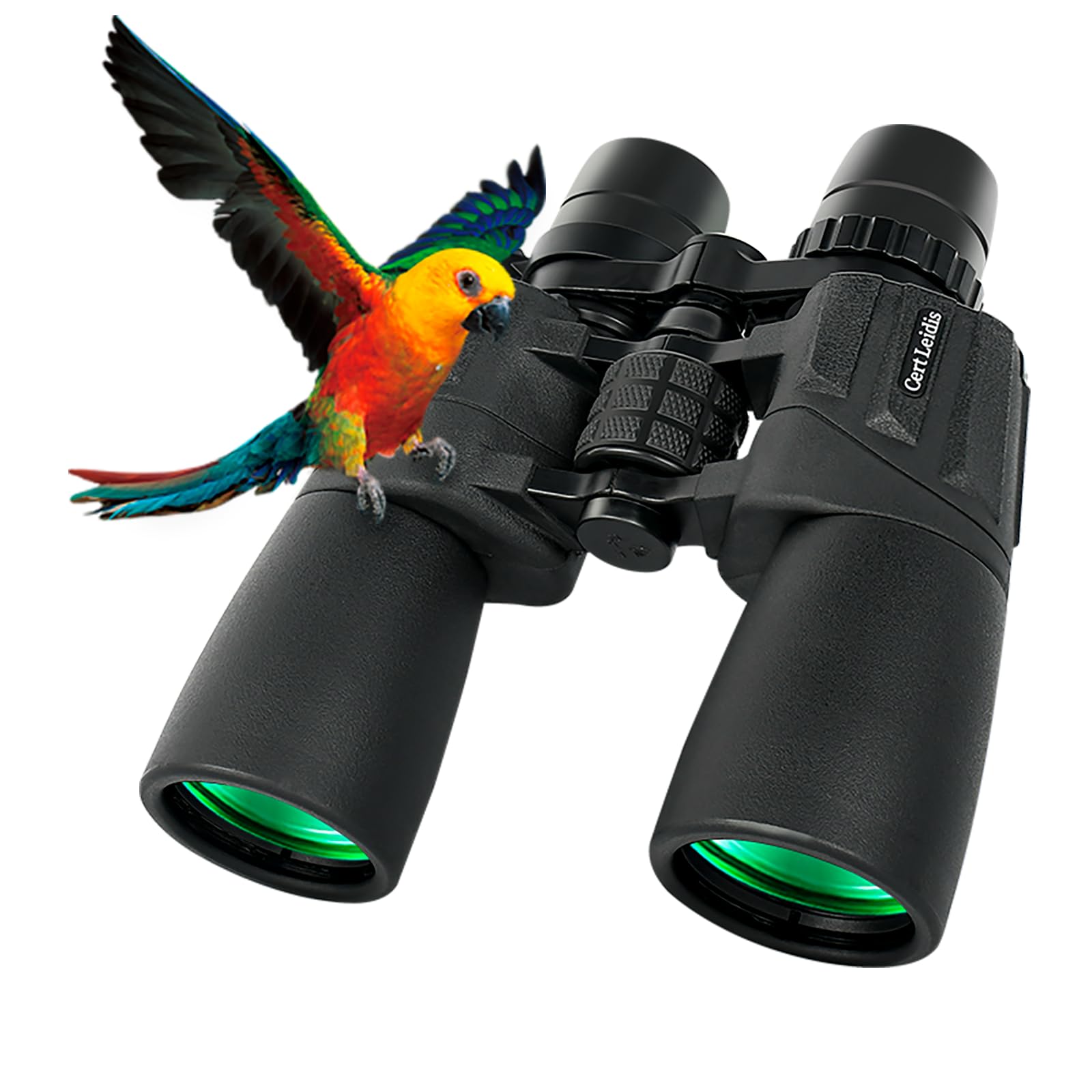 Cert Leidis 10-30X50 Zoom Binoculars For Adults High Power, Low Light Night Vision, Bak4 Prism With Fmc Lens, Waterpoof, Hd Professional Binoculars For Bird Watching, Hunting, Outdoor, Hiking