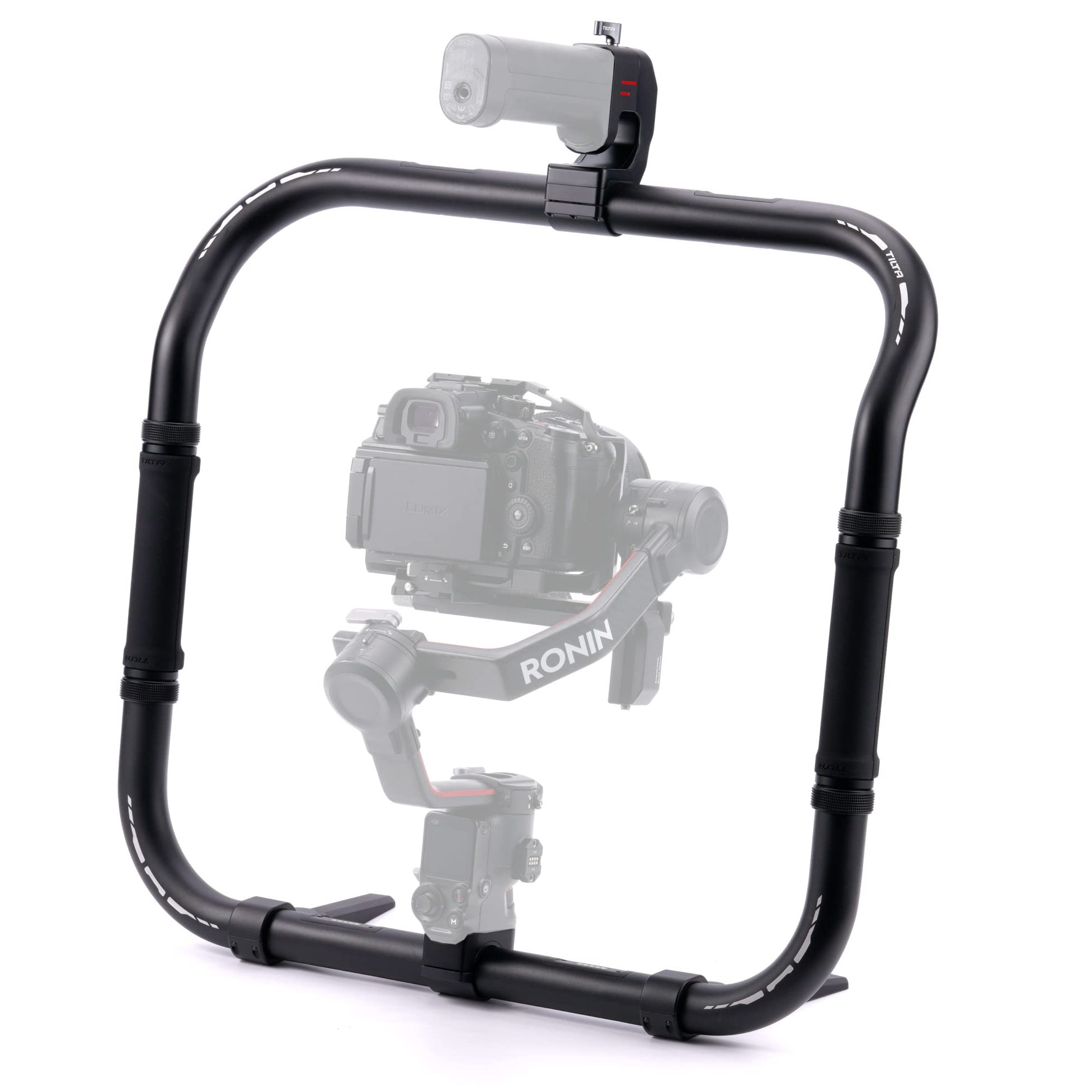 Tilta Basic Ring Grip Plus Compatible With Dji Ronin Rs3 Pro/ Rs4/ Rs4 Pro Improved Stability, Movement & Flexibility Aluminum Alloy Multiple Power Options