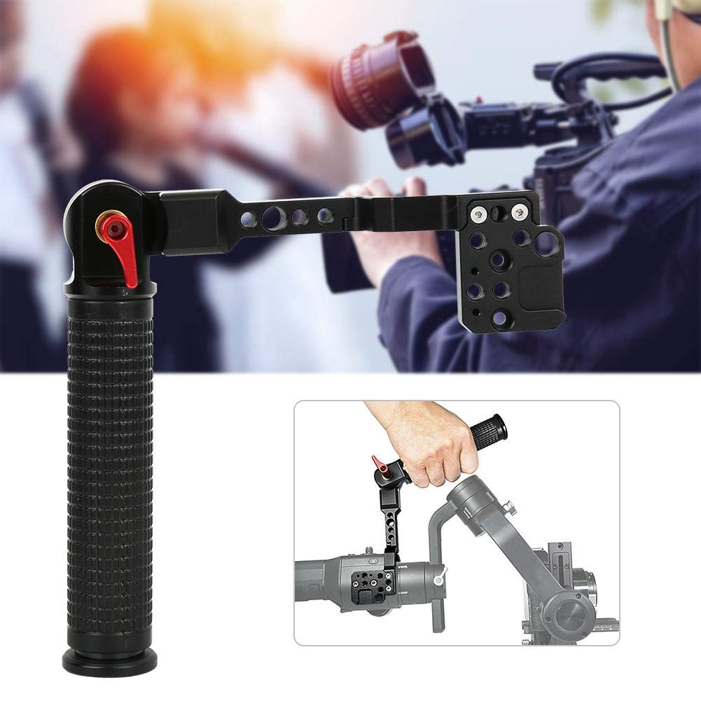 Vbestlife Stabilizer Handle Grip, 1/4'' 3/8'' Mount Aluminium Alloy Folding Handheld Grip Stabilizer Accessories For Dji Ronin S/Ronin Sc