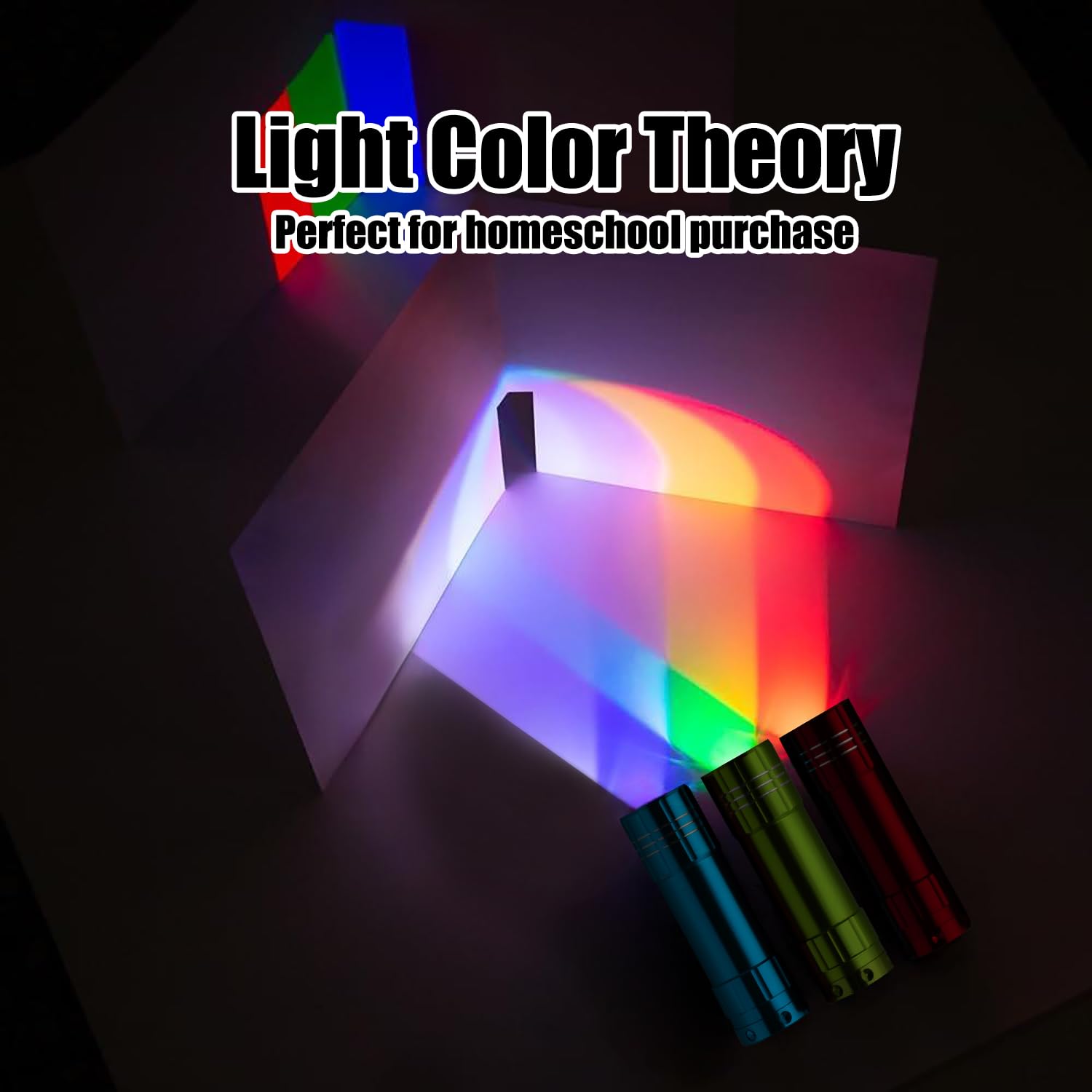 Kunhe 6-Pack Rgb Led Lights For Kids – Durable Aluminum Shell Battery-Powered (Includes Aaa18) Fun & Colorful For Birthdays Parties And Creative Play