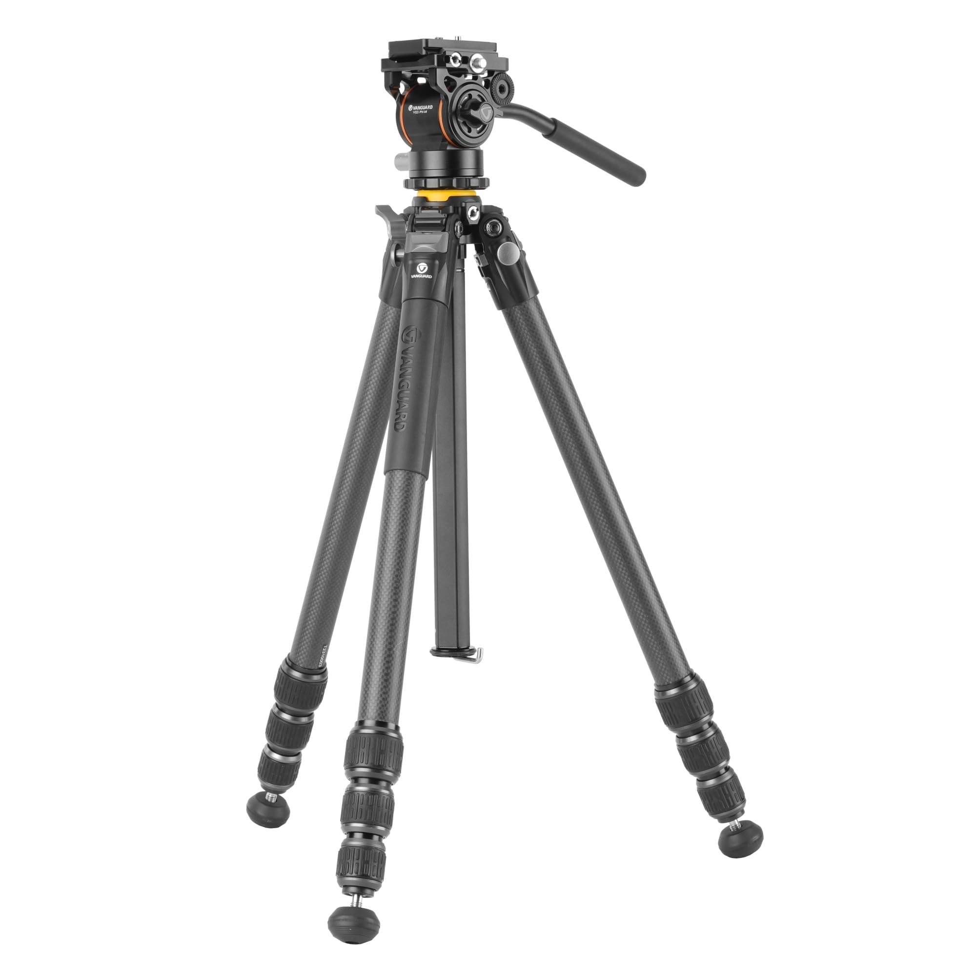 Vanguard Veo 5 264Cv14 Full-Size Carbon Fiber Tripod With Veo Pv-14 Counterbalancing Spring Assist Video Head