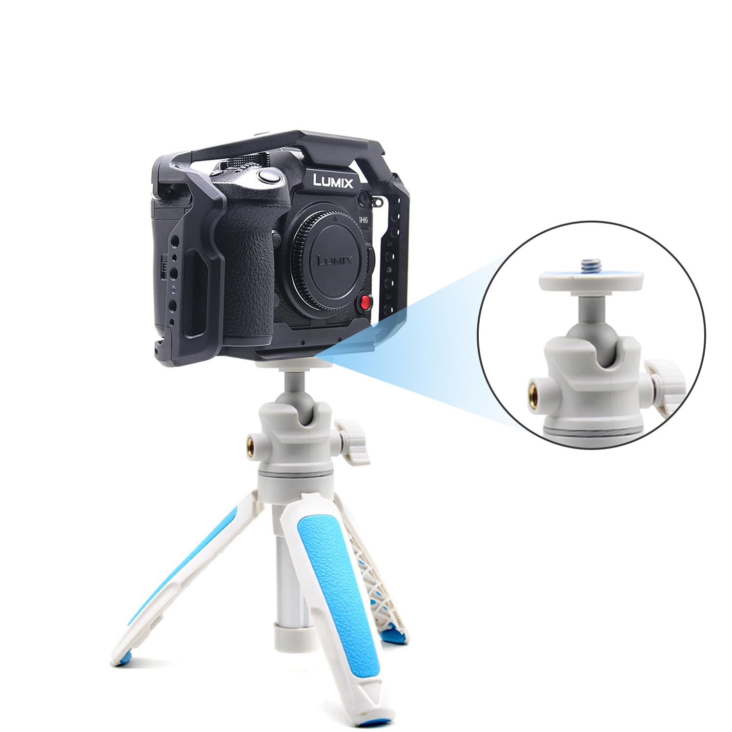 Anntery Camera Tripod Stand Kit Is A Lightweight And Portable Solution For Photographers. With 4 Levels Of Adjustment And A 360° Ball Head, You Can Easily Set Up The For Your Shots- A027.